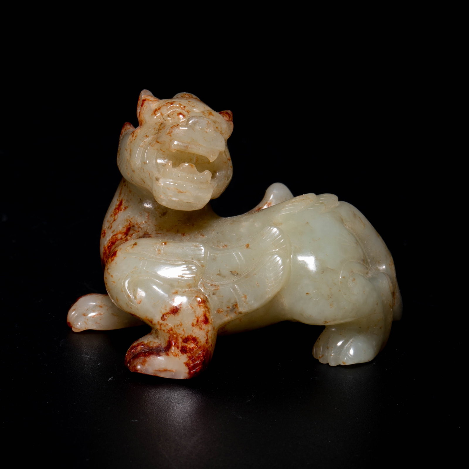 Han Dynasty Red Skin Jade to ward off evil spirits (1 of 6)