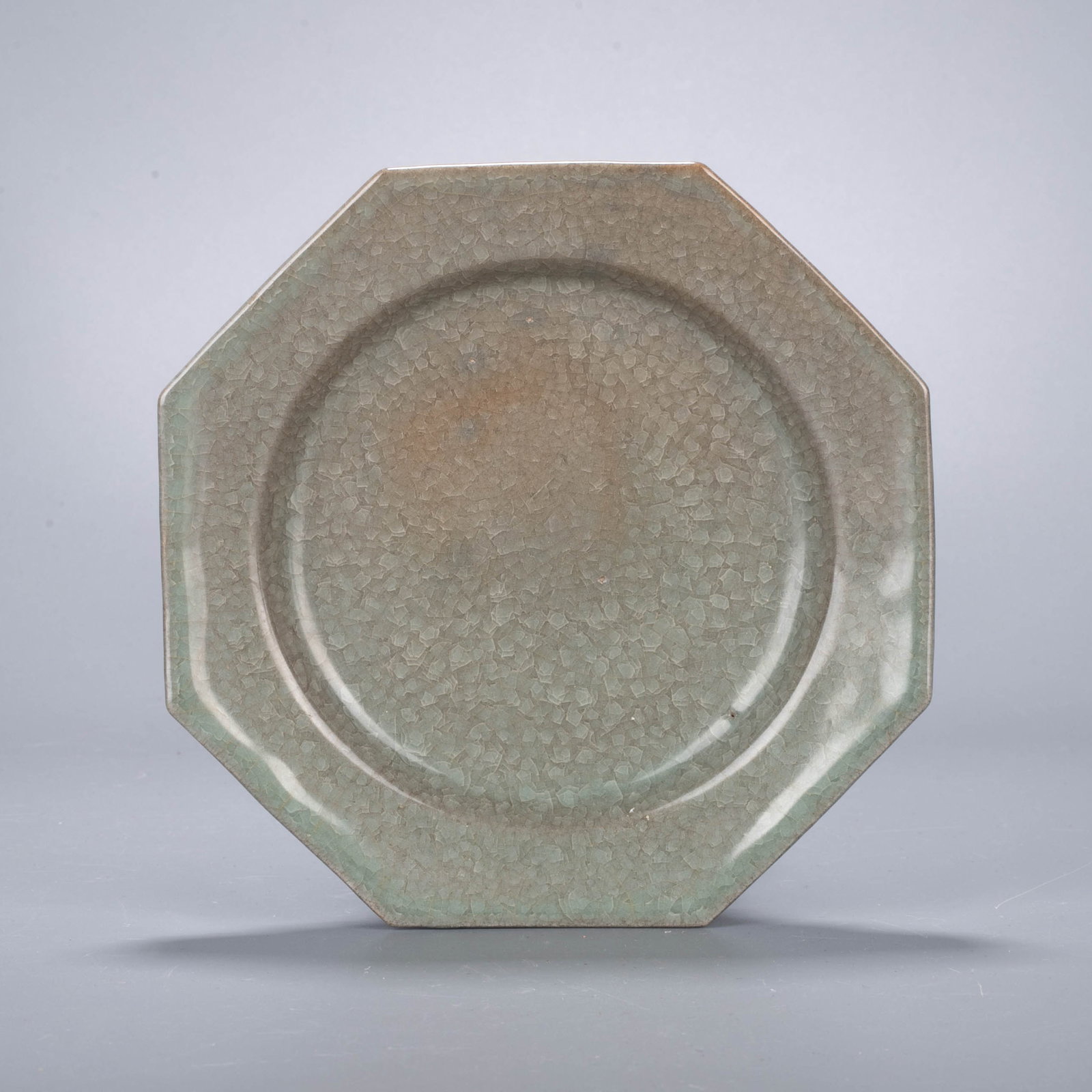 Longquan celadon octagonal dish - 6