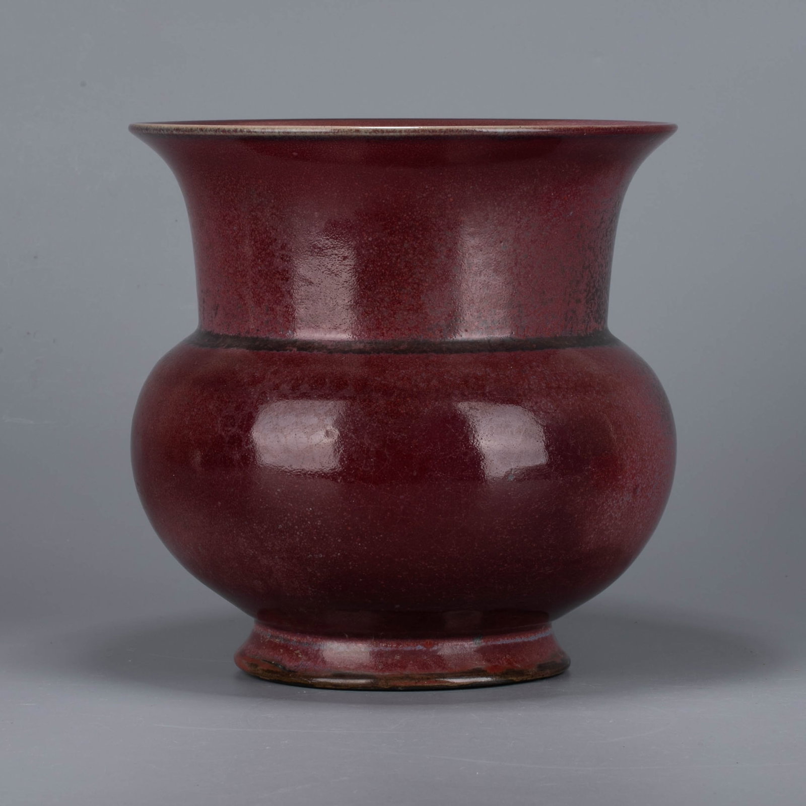 Song Junware Rose Purple Glaze Flower Pot: Song Junware Rose Purple Glaze Flower Pot