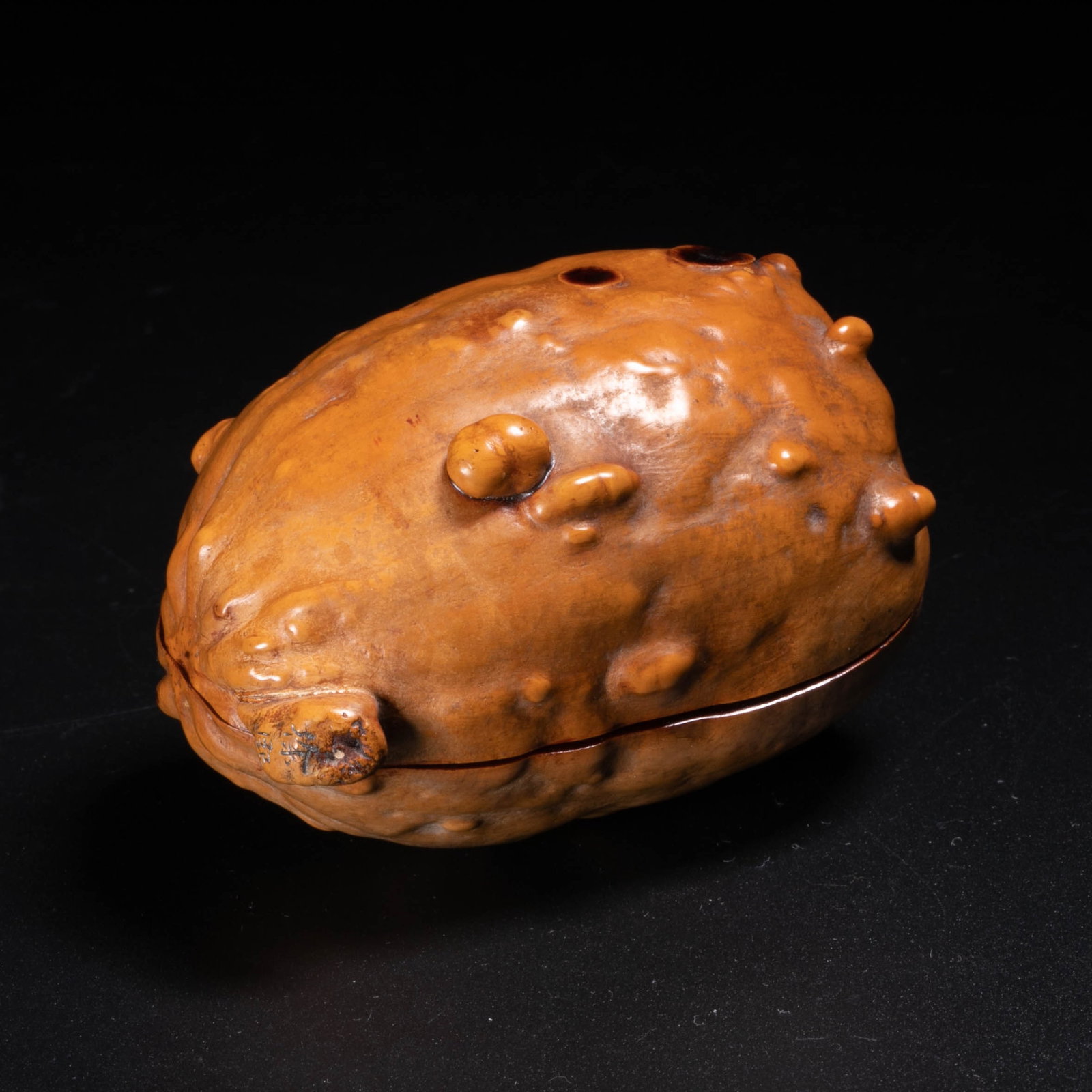 Melon shaped incense box - 3
