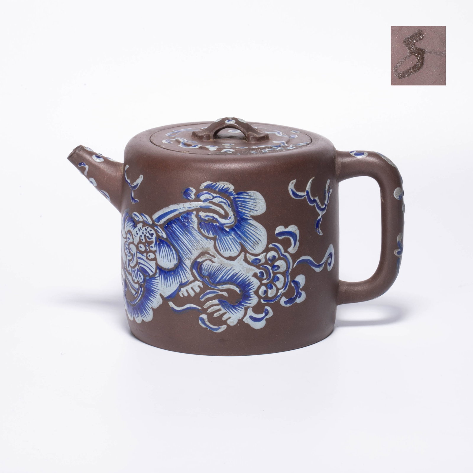 Qing Dynasty blue color red clay is in urgent need: Qing Dynasty blue color red clay is in urgent need