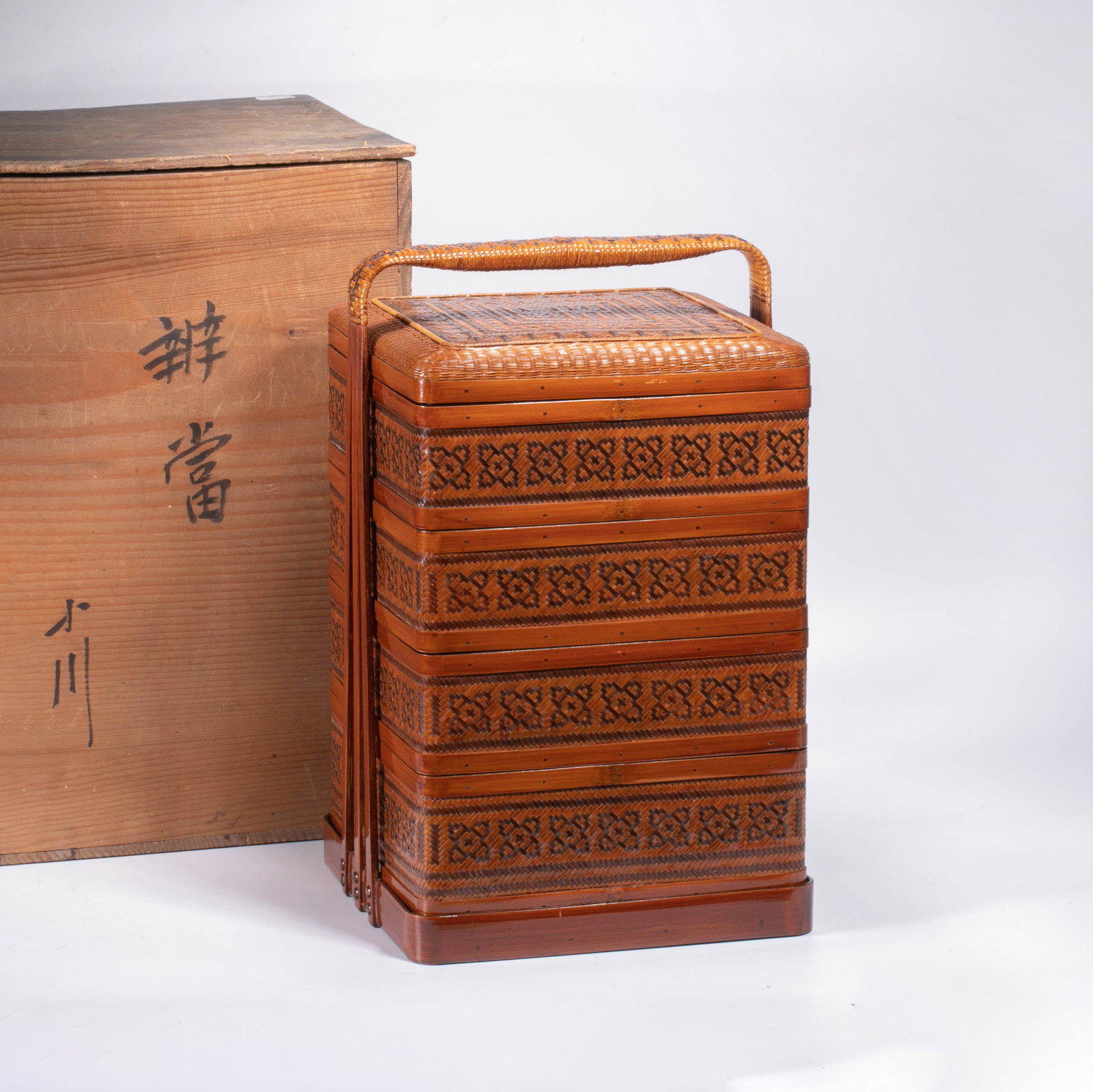 Bamboo woven food box (1 of 8)