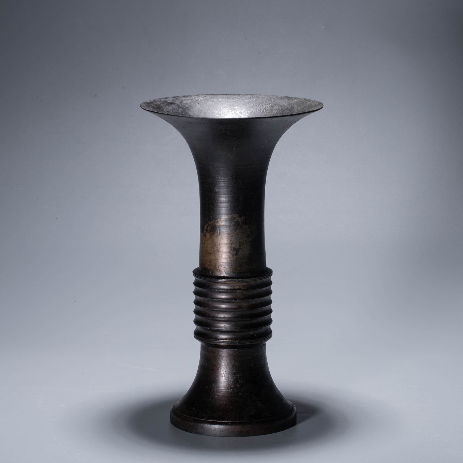 Tang Bronze Flower Goblet: Tang Bronze Flower Goblet