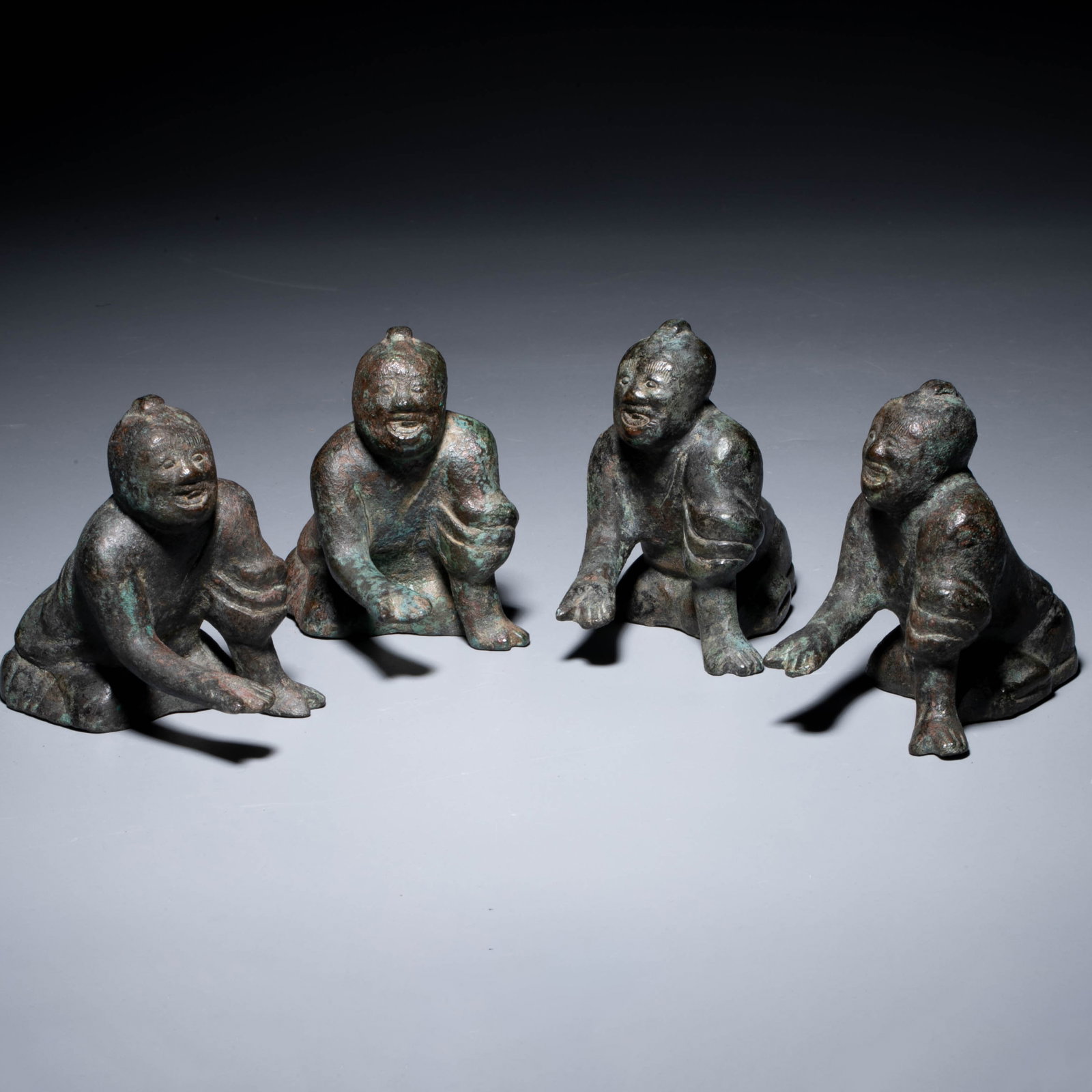 Qin Bronze Opera Figurines of Joy, Anger, Sadness and Joy (1 of 7)