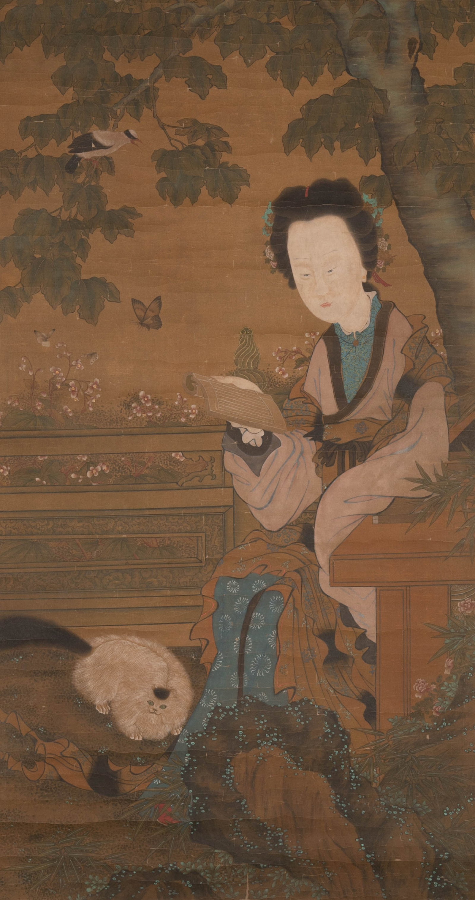 Qing Dynasty Anonymous Tung Blossom Brocade (1 of 7)