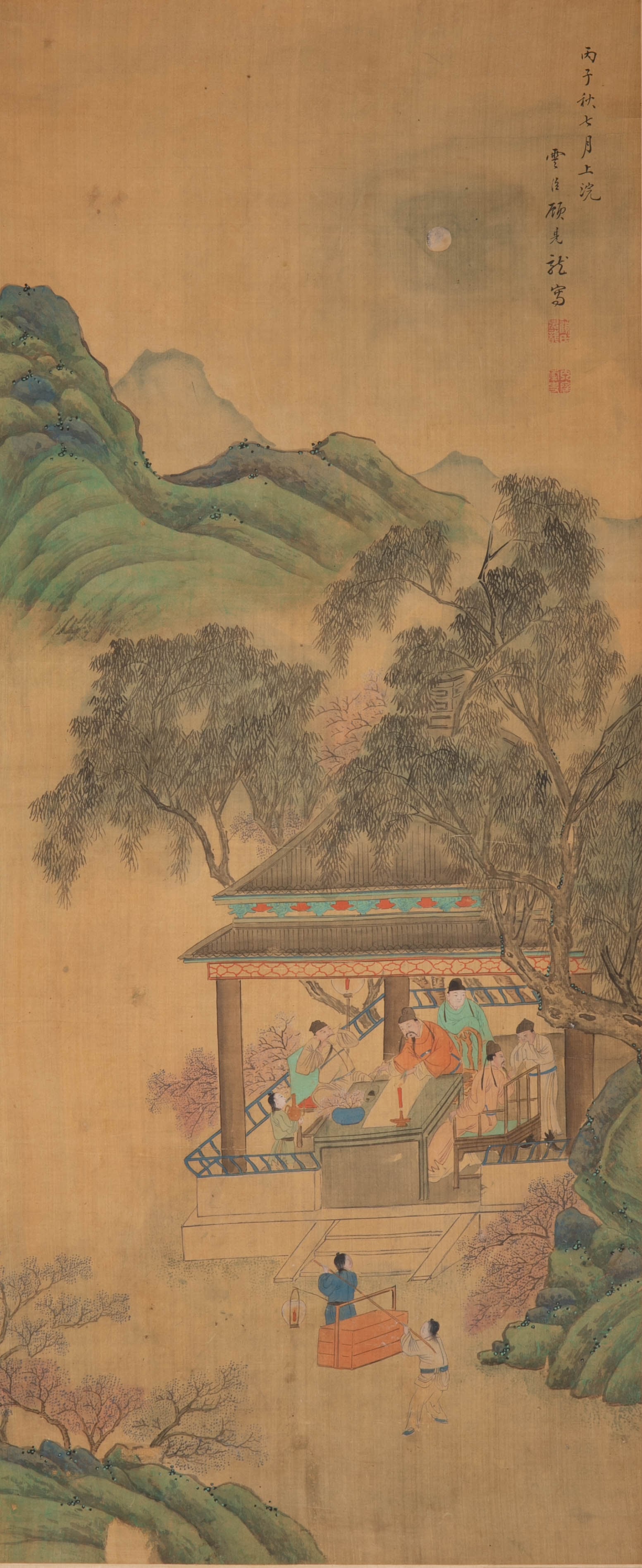 Gu Jianlong Night Banquet in Green Landscape Pavilions (1 of 10)