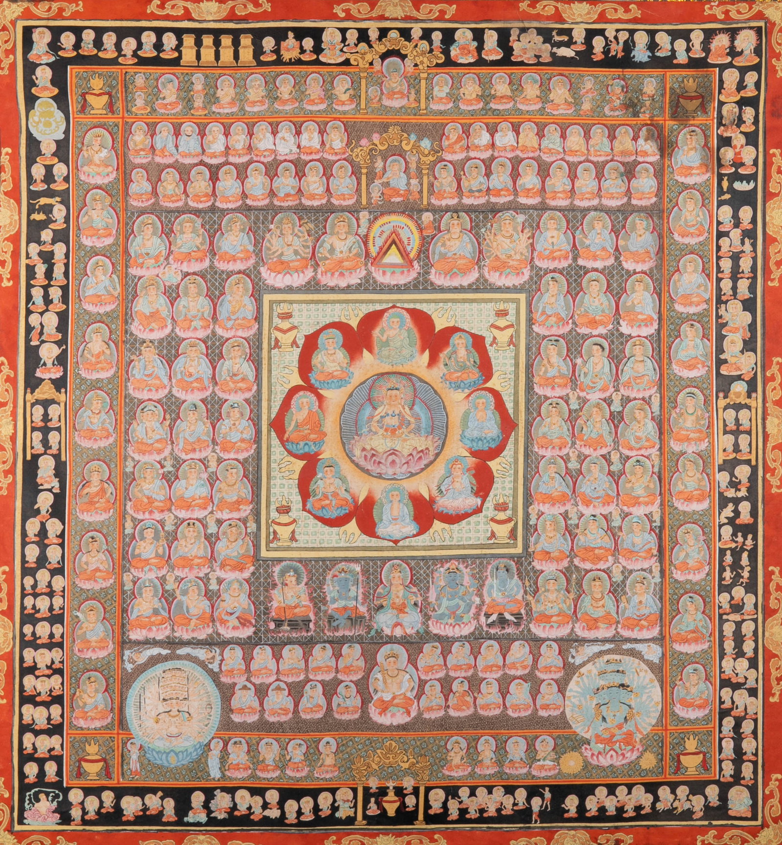 Qing Dynasty Buddhist Paintings and Statues (1 of 8)