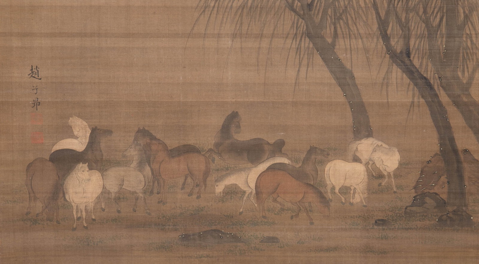 Zhao Ziang's Horse Picture, in original box: Zhao Ziang's Horse Picture, in original box