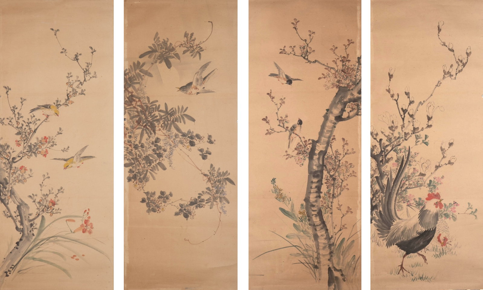 Qing Dynasty Anonymous Huajiusijiao (1 of 17)