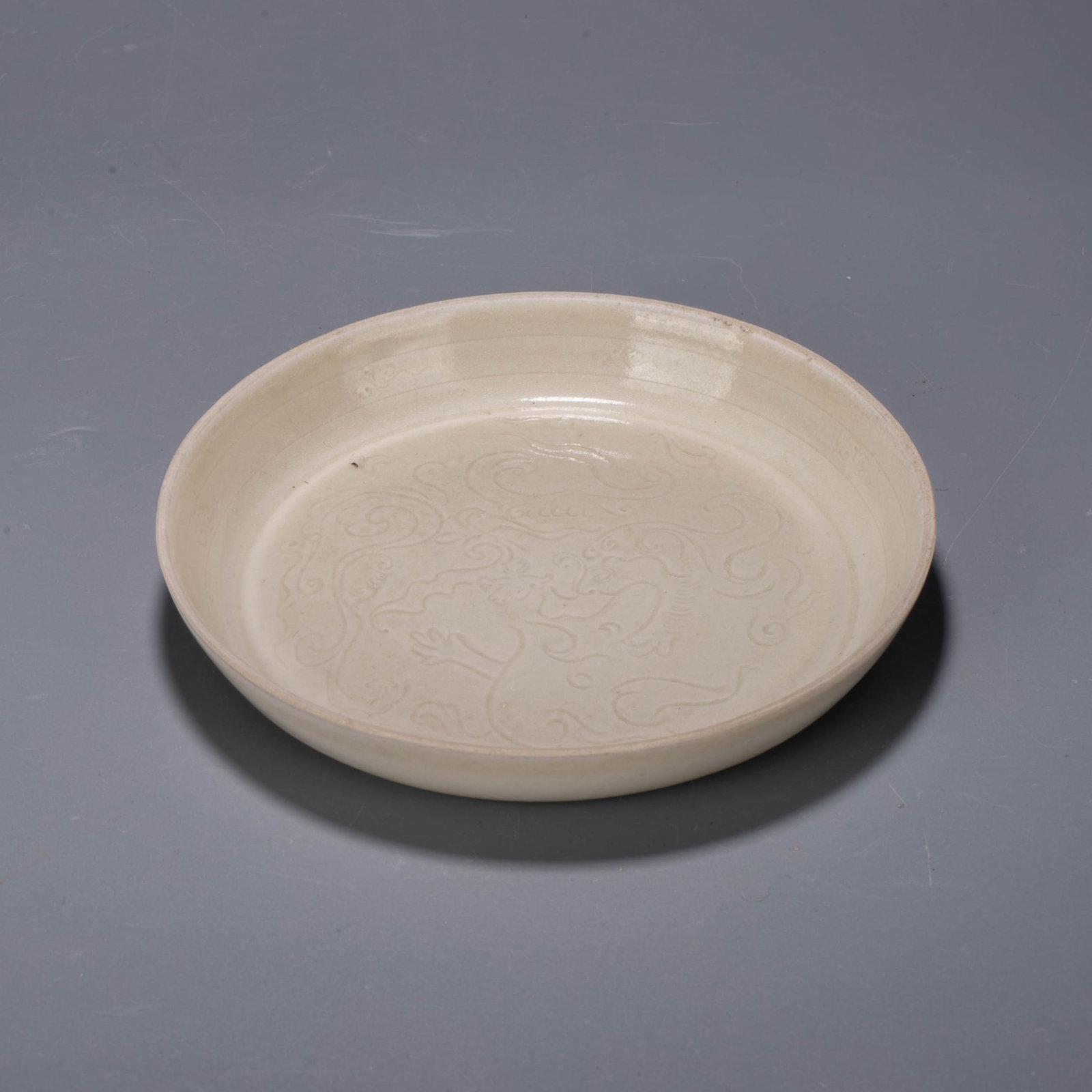 Song Dynasty Ding Kiln Dragon Pattern Plate (1 of 7)