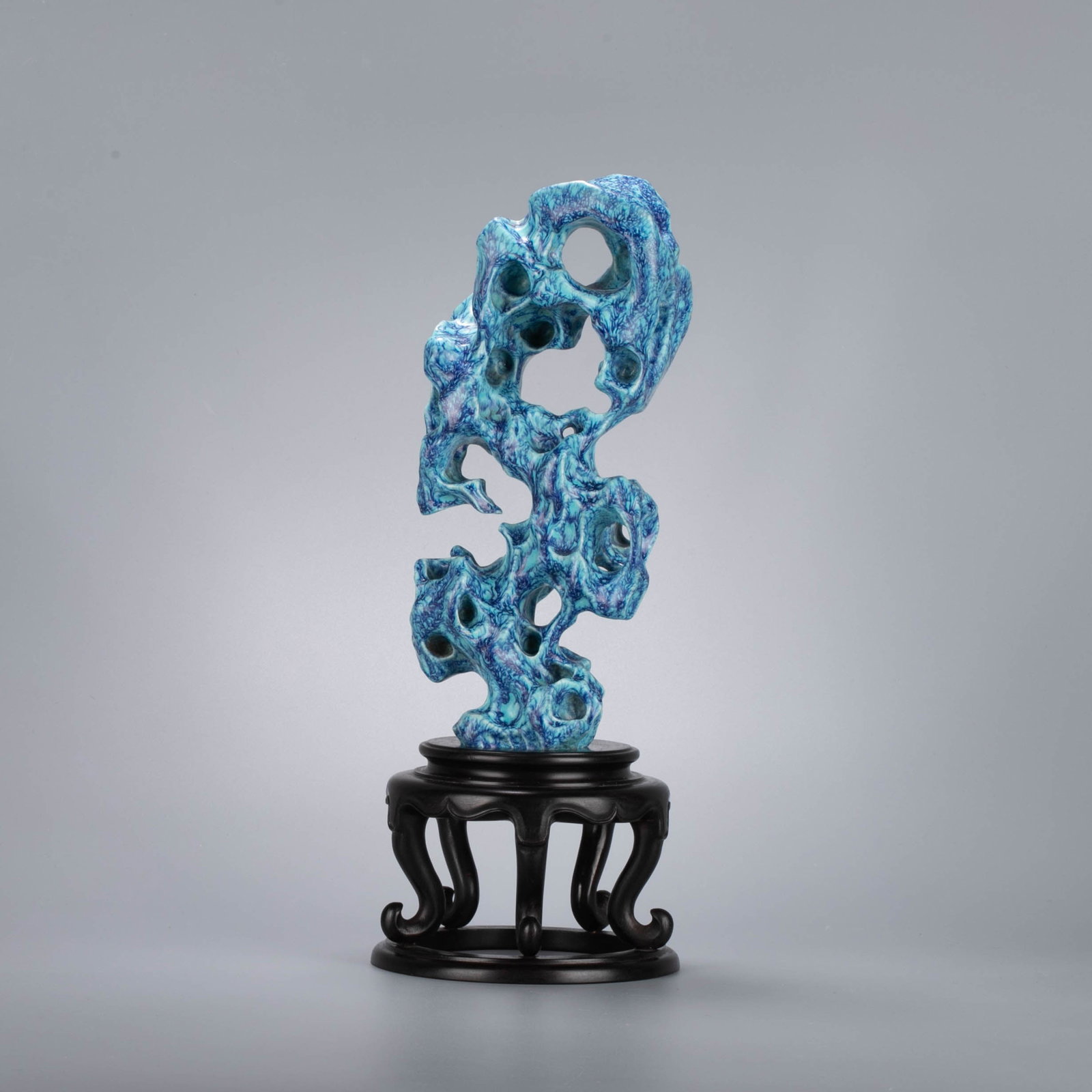 Qing Dynasty Jun-glazed Shanzi ornament (1 of 7)