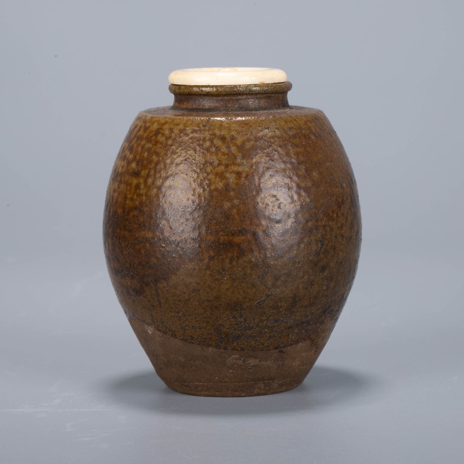 Ancient Seto Fire tea caddy - 2