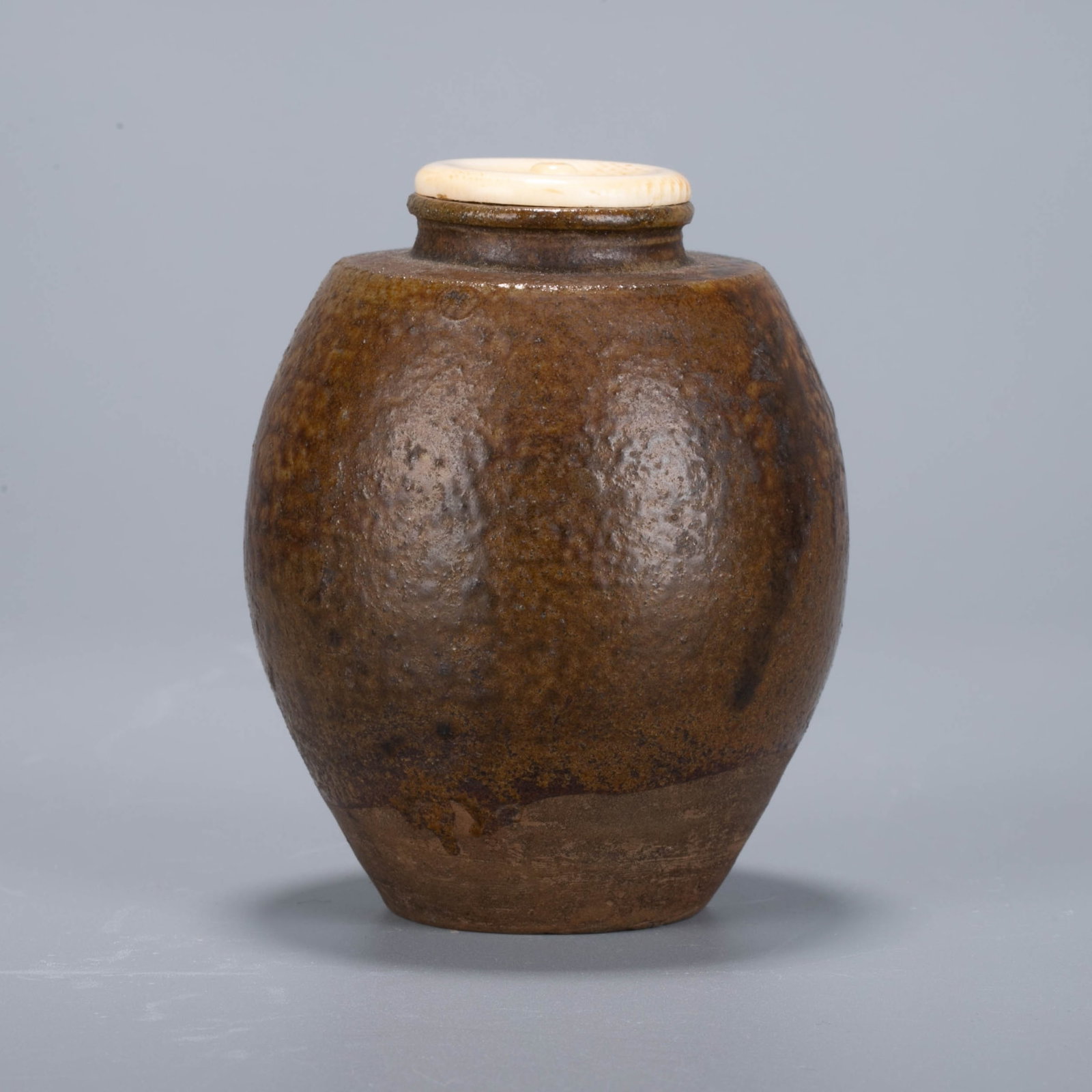 Ancient Seto Fire tea caddy - 3