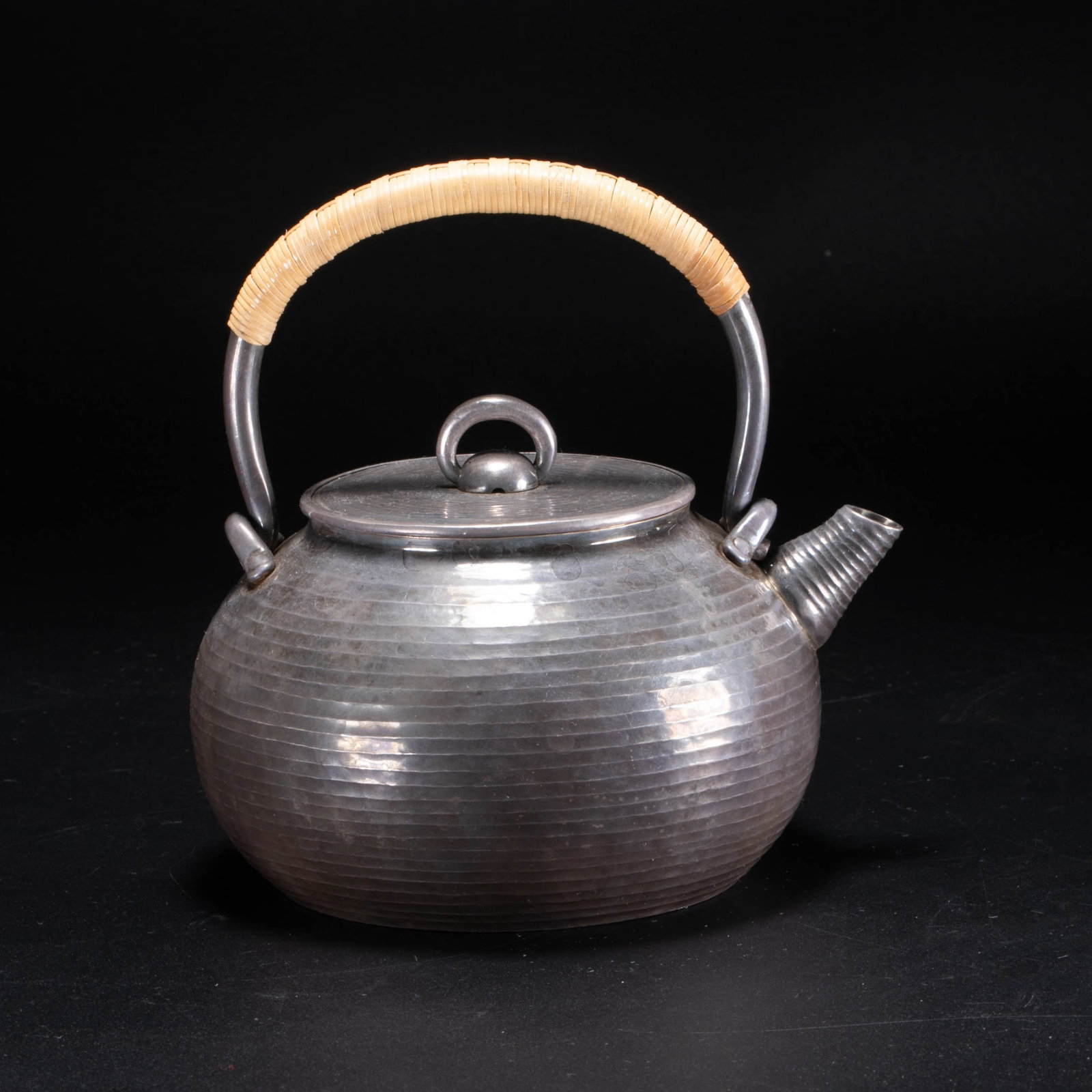Pure silver String pattern muzzle silver vessel Capacity 460ml - 2