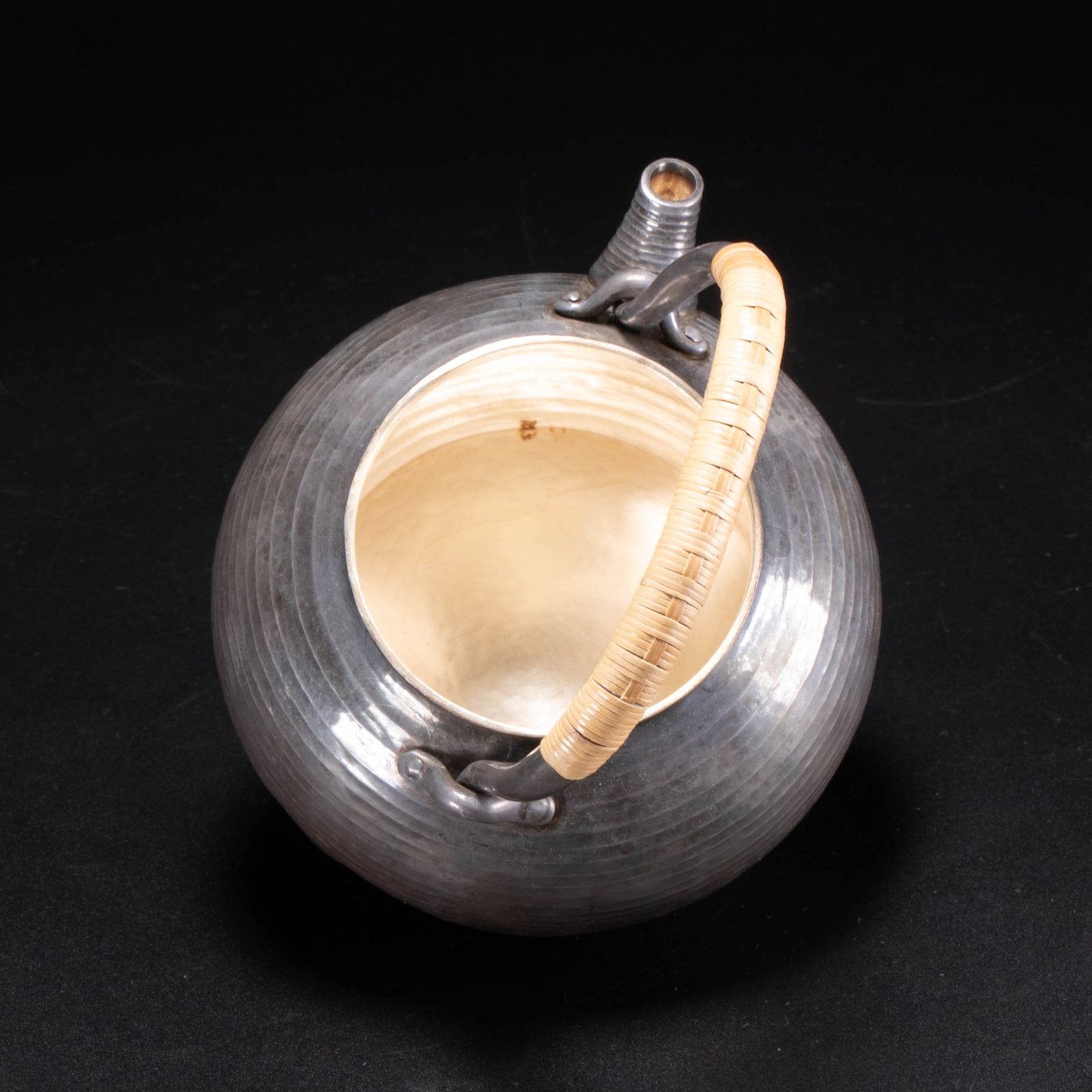 Pure silver String pattern muzzle silver vessel Capacity 460ml - 3