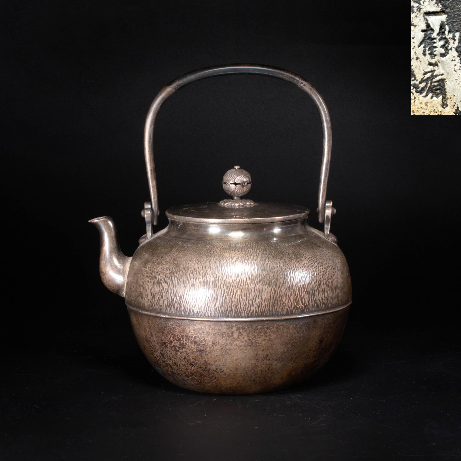 Pure silver Yihezhai Moon-shaped mallet soup boiling: Pure silver Yihezhai Moon-shaped mallet soup boiling