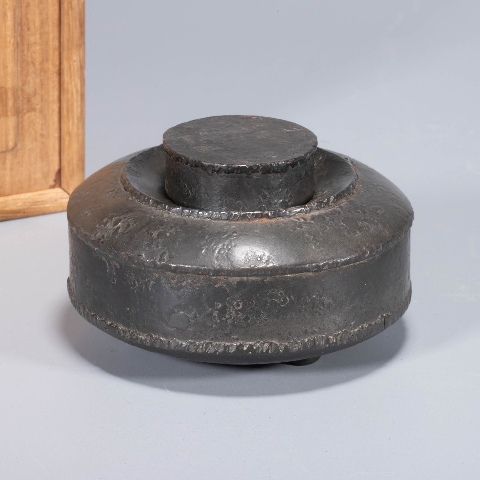 A Round Pewter Teapot (1 of 6)