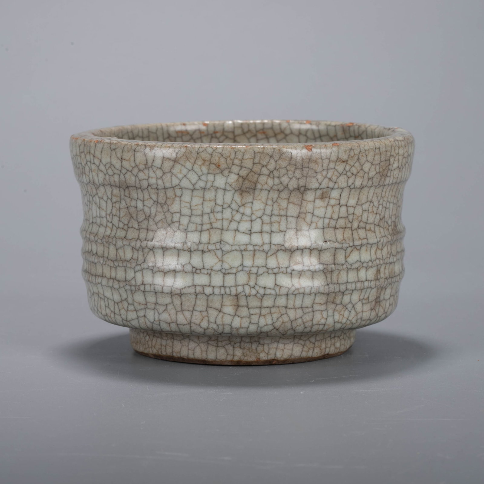 Ming Ge ware crackle glaze string pattern incense burner - 2
