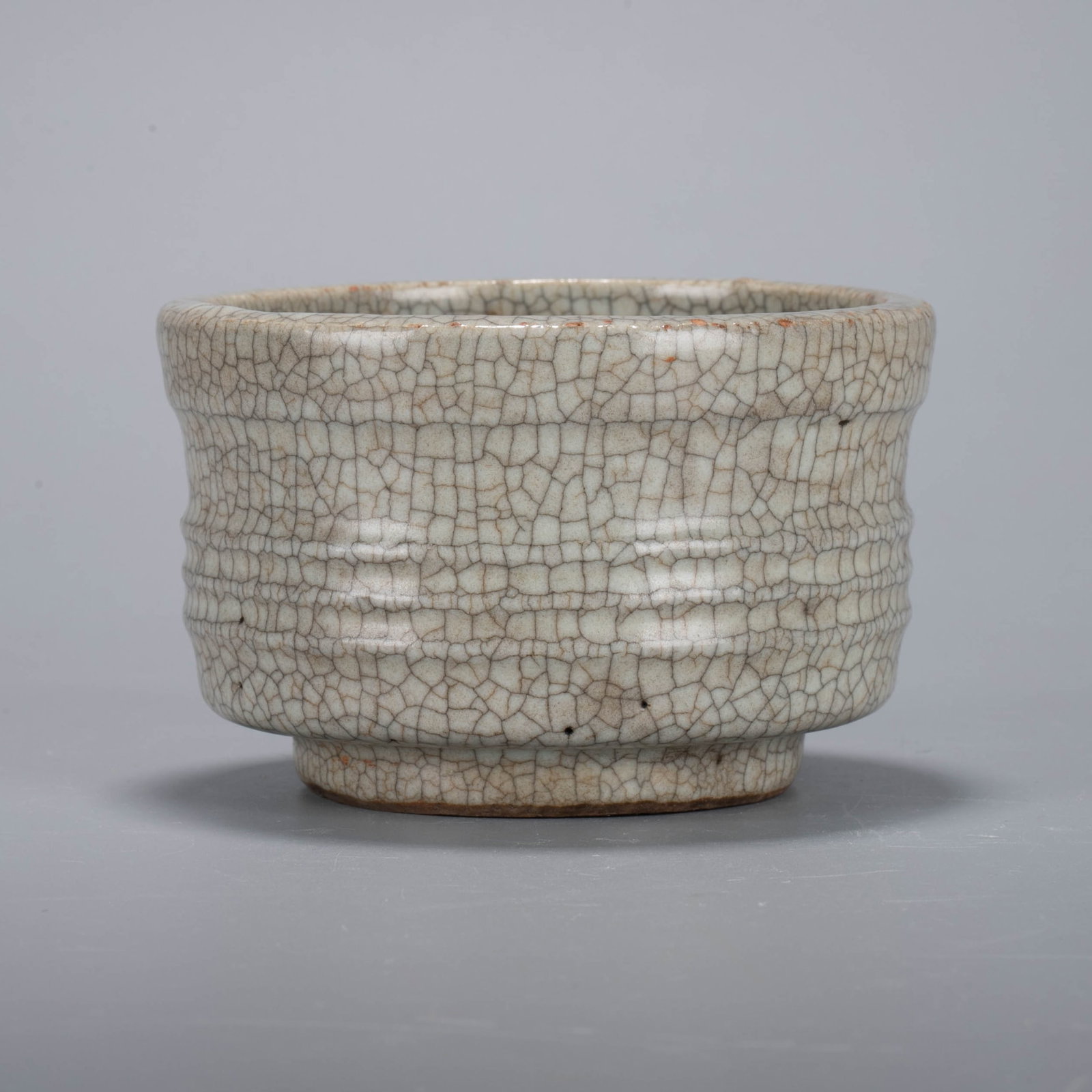 Ming Ge ware crackle glaze string pattern incense burner - 4