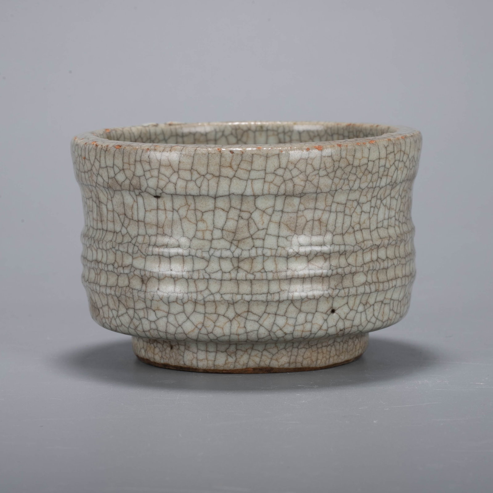 Ming Ge ware crackle glaze string pattern incense burner - 5