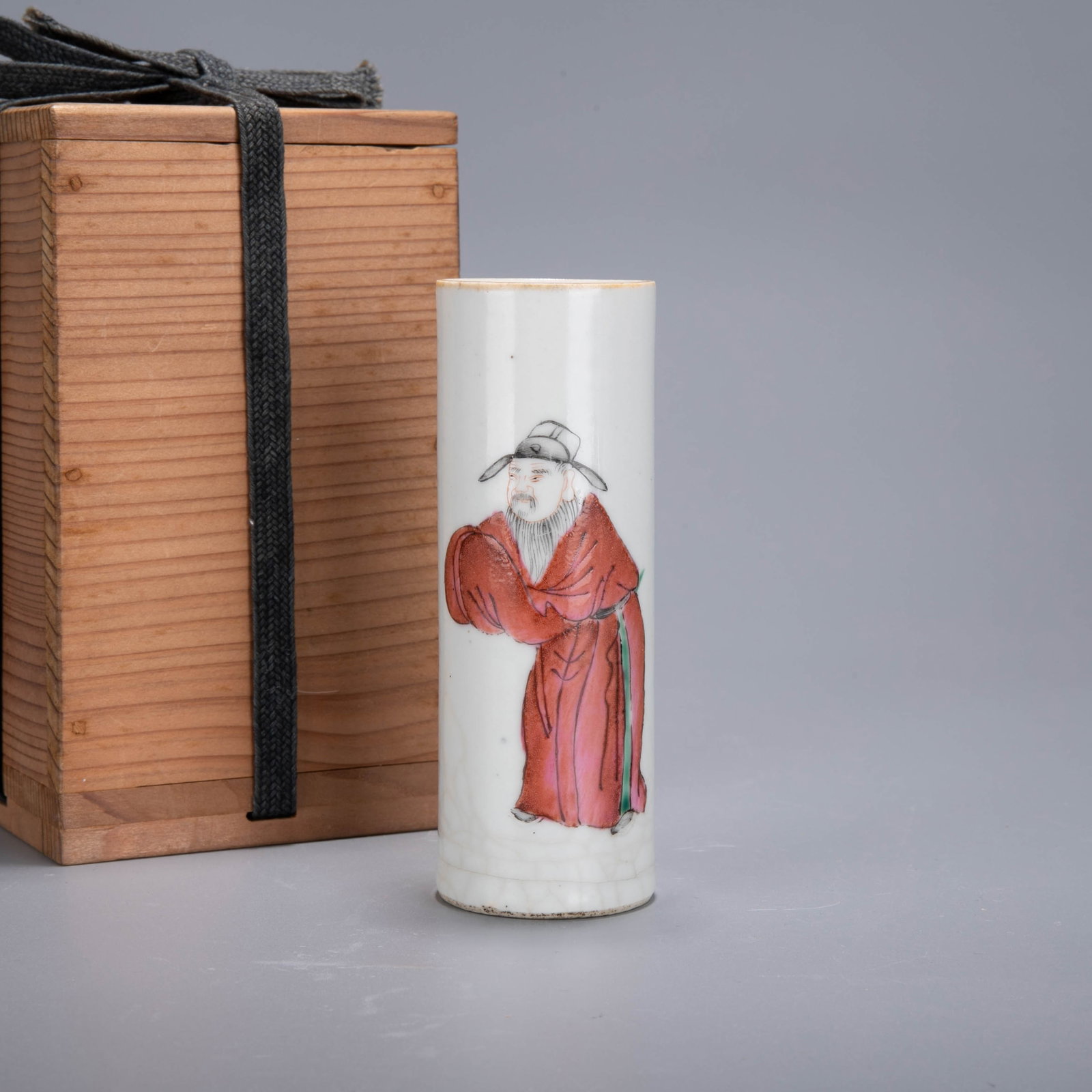 Qing Daoguang Pastel Unparalleled Spectrum Incense Container (1 of 5)