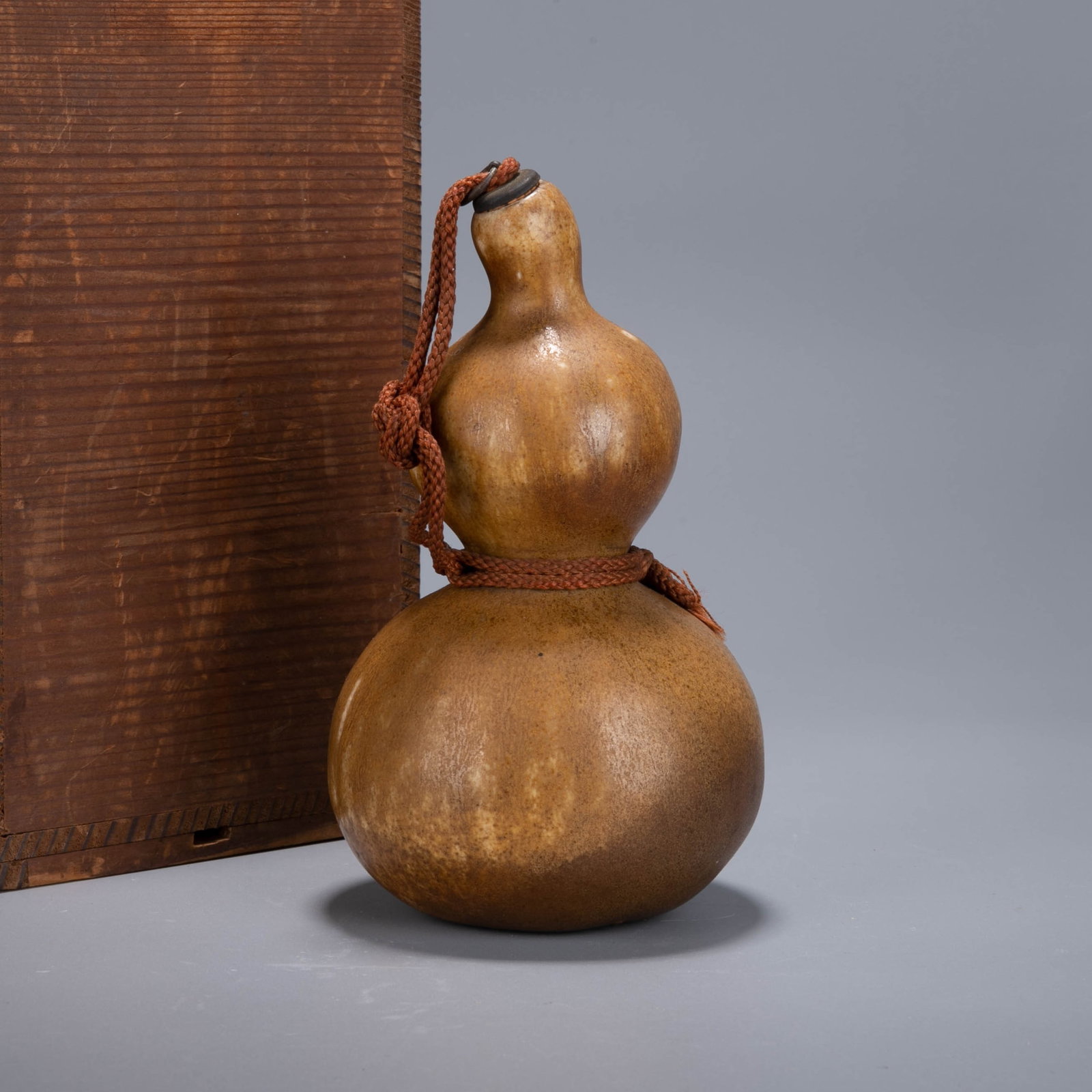 Qianlong period of Qing Dynasty, bionic glazed gourd vase: Qianlong period of Qing Dynasty, bionic glazed gourd vase