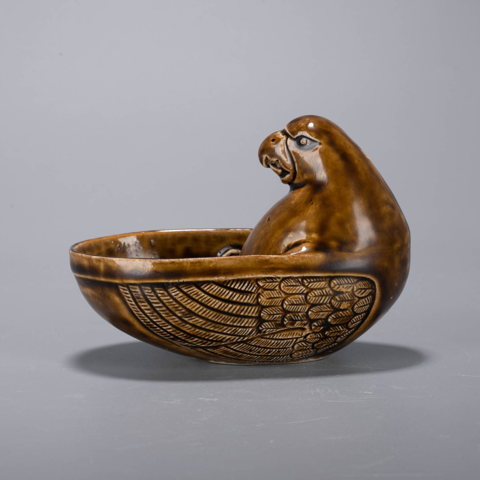 Brown parrot cup - 4