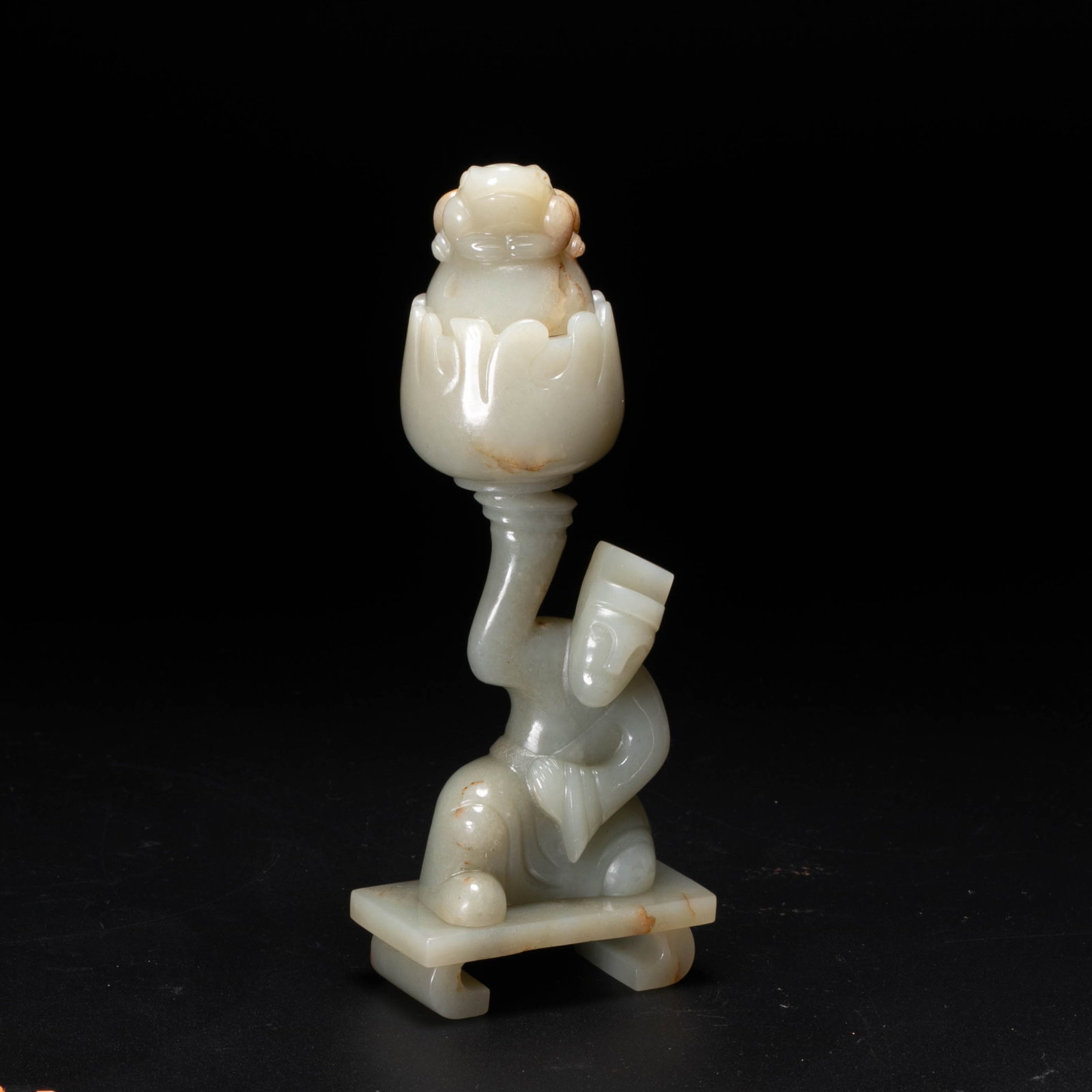 Hetian jade Human ceiling lamp - 3