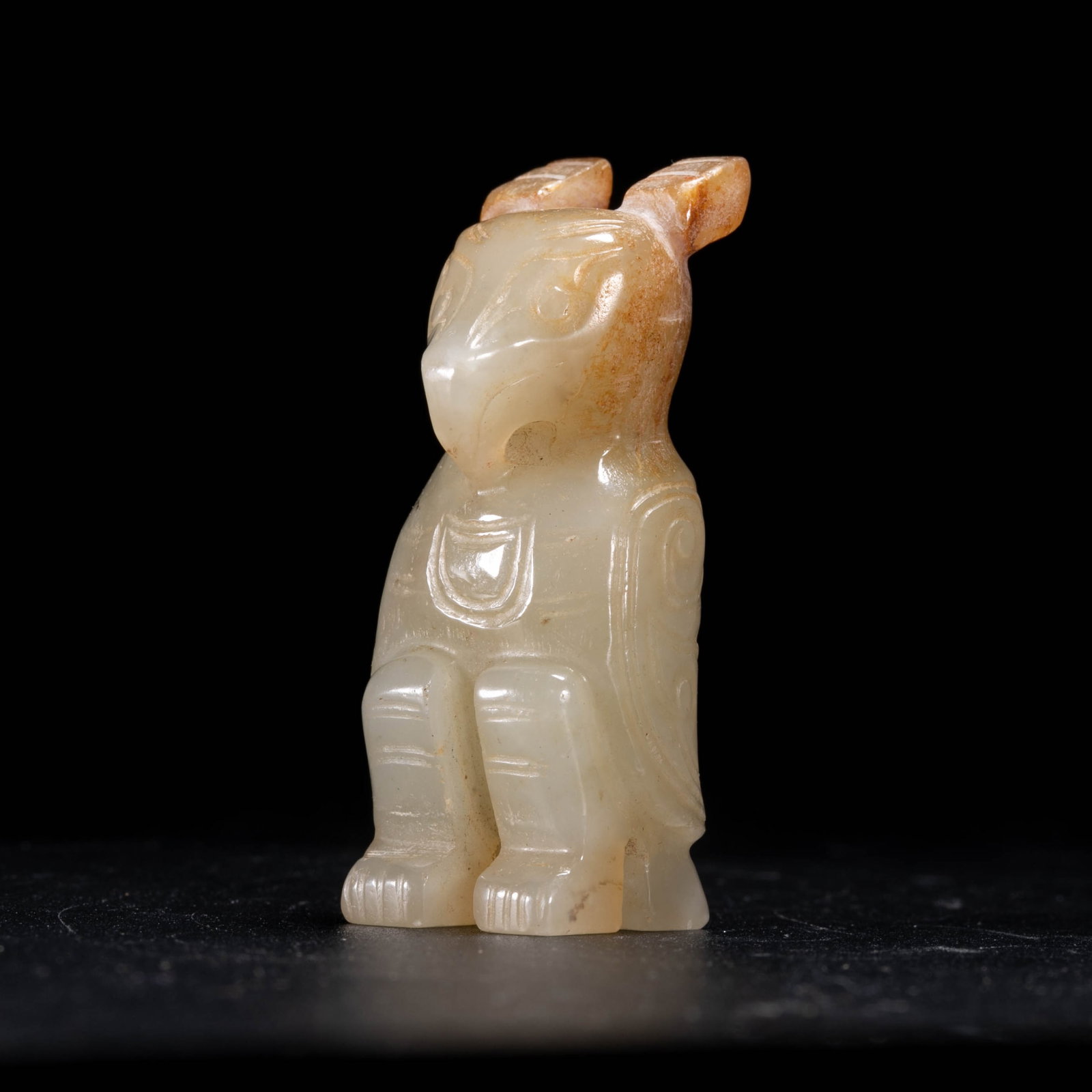 Warring States Period Jade Bird Man: Warring States Period Jade Bird Man
