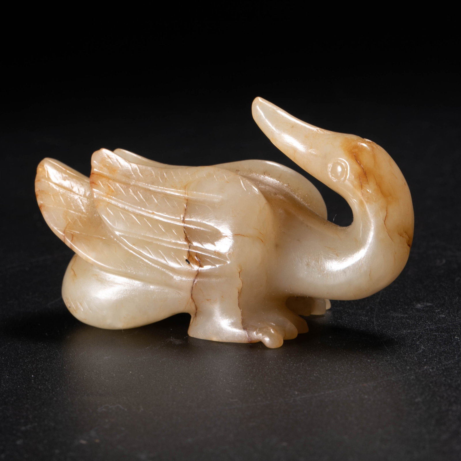 Ming dynasty goose jade ornament (1 of 4)