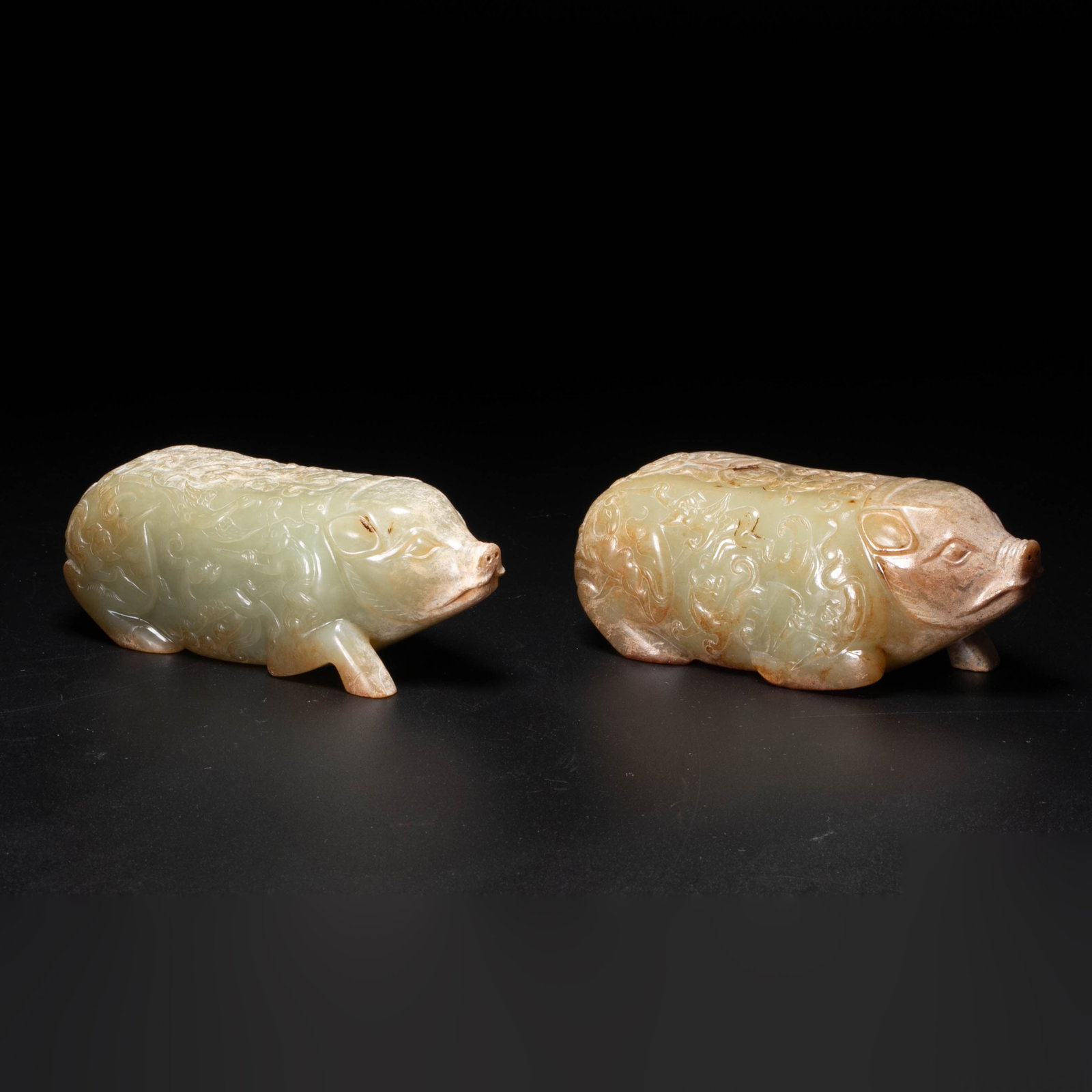 Han jade lying pig: Han jade lying pig