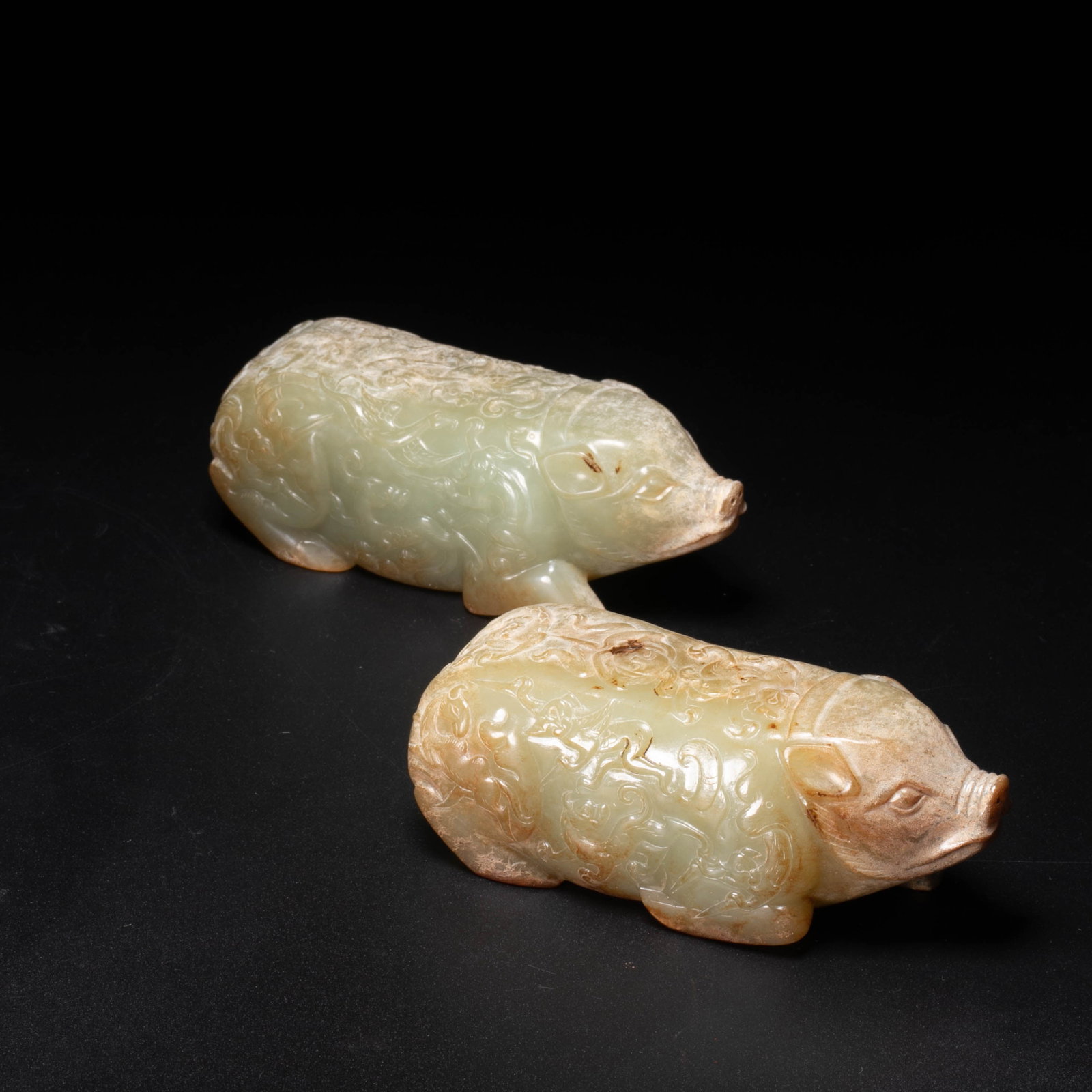 Han jade lying pig - 2