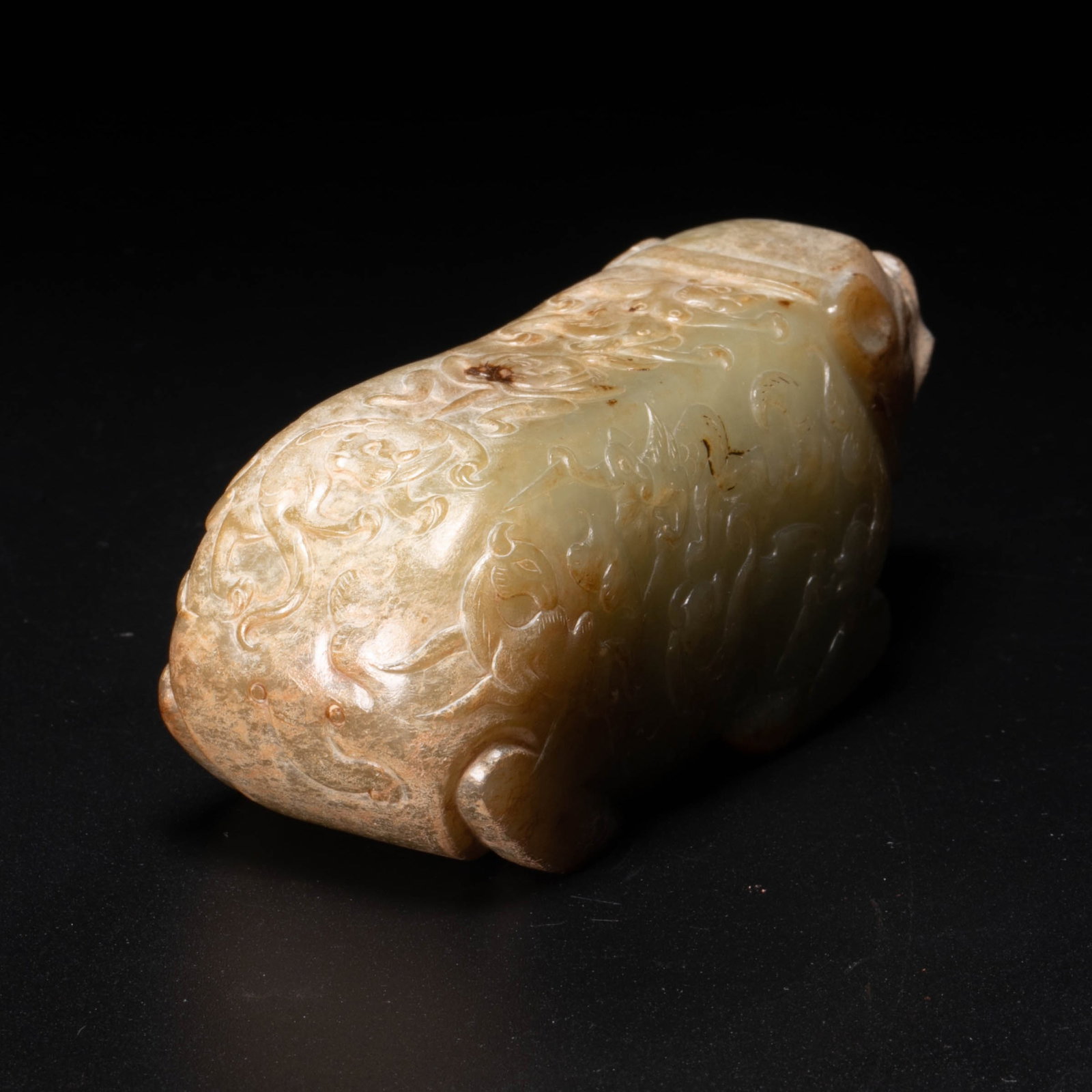 Han jade lying pig - 5