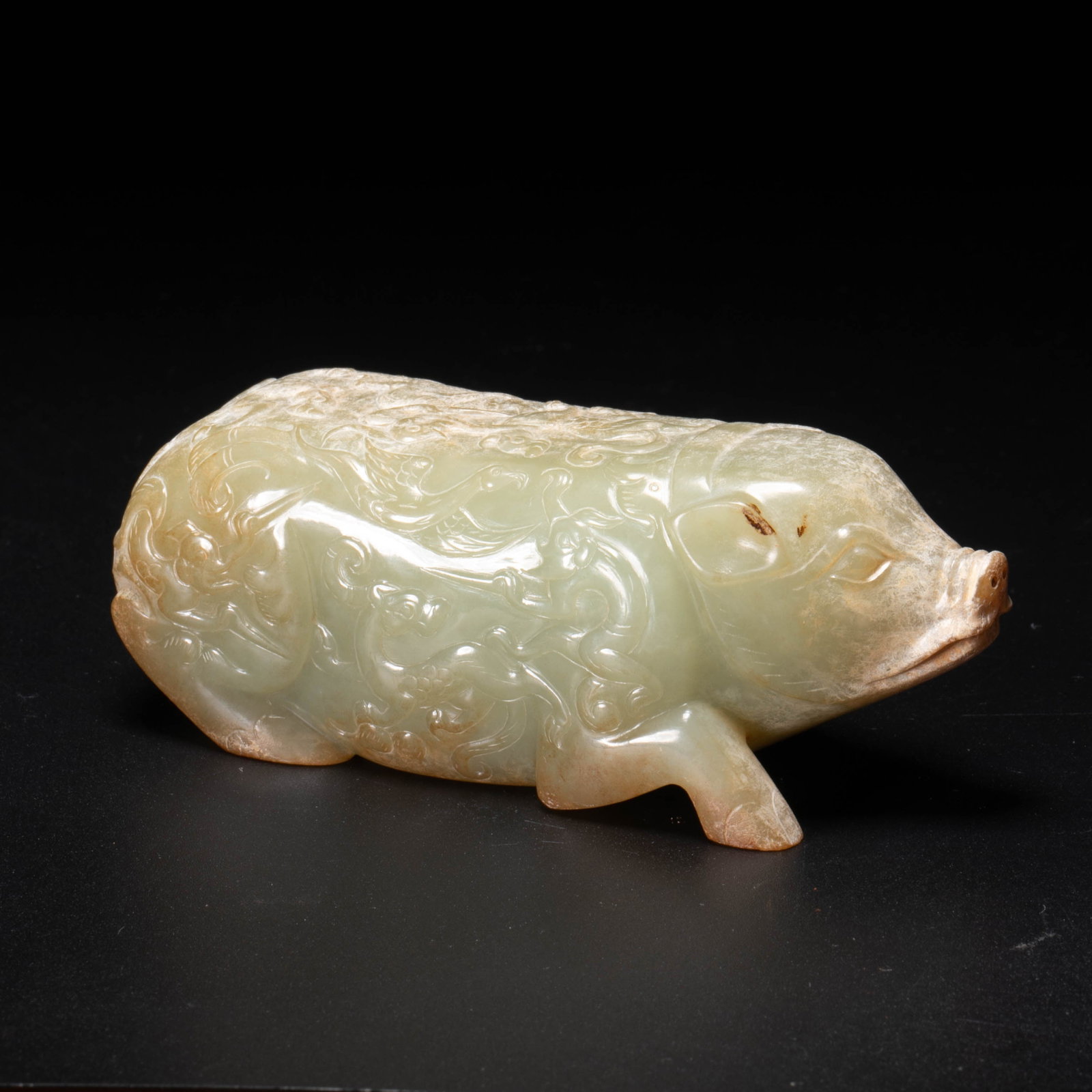 Han jade lying pig - 7