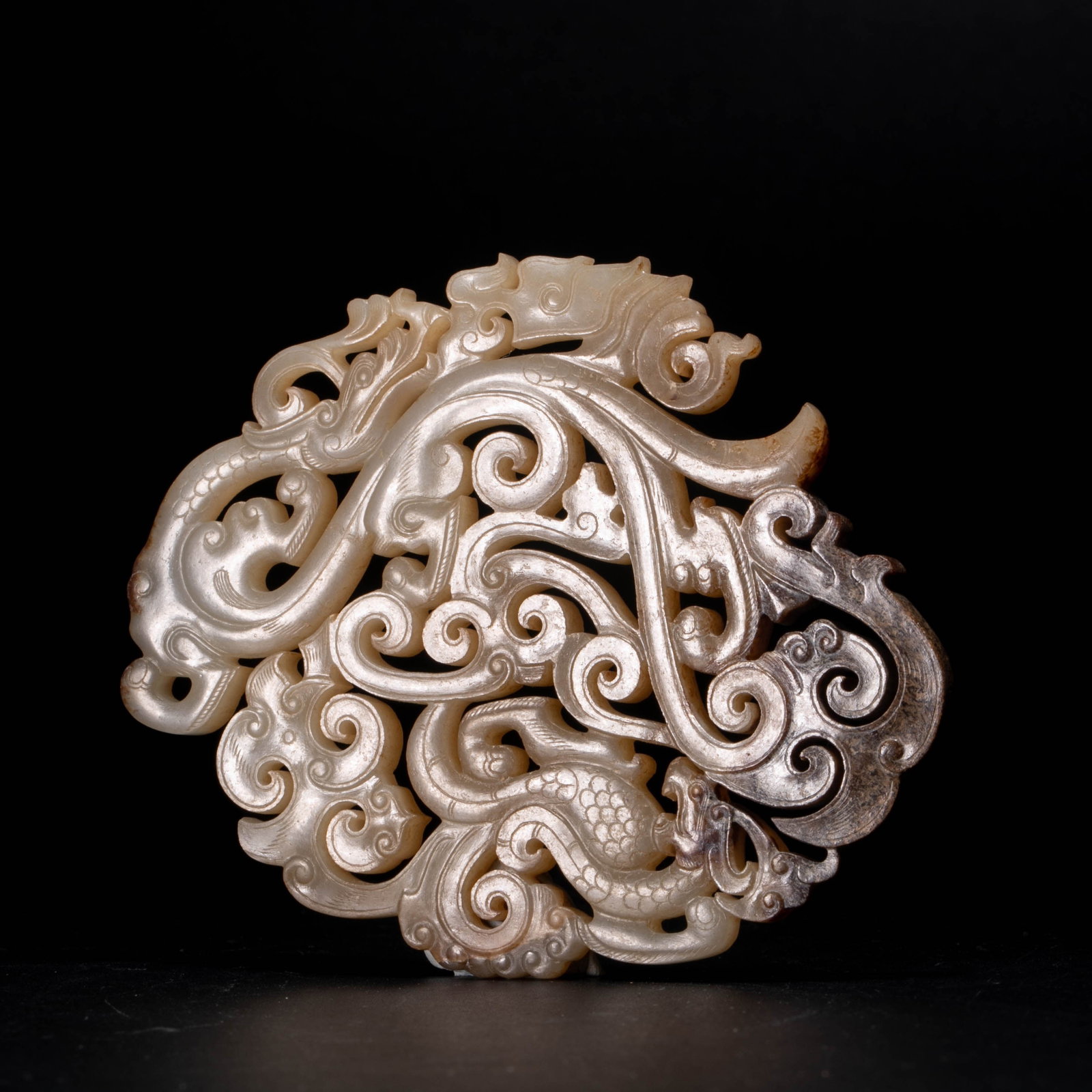 West hollow dragon and phoenix pendant: West hollow dragon and phoenix pendant