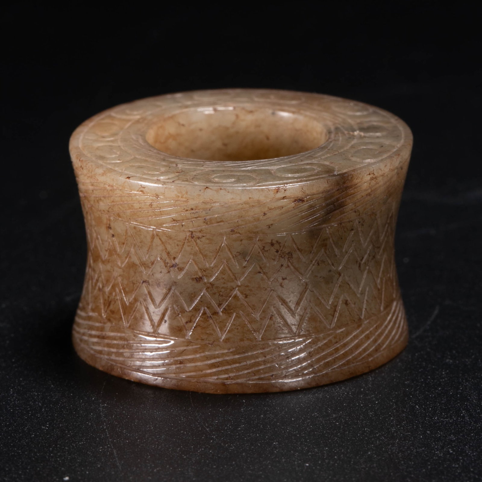 Warring States Period Jade Hoop: Warring States Period Jade Hoop