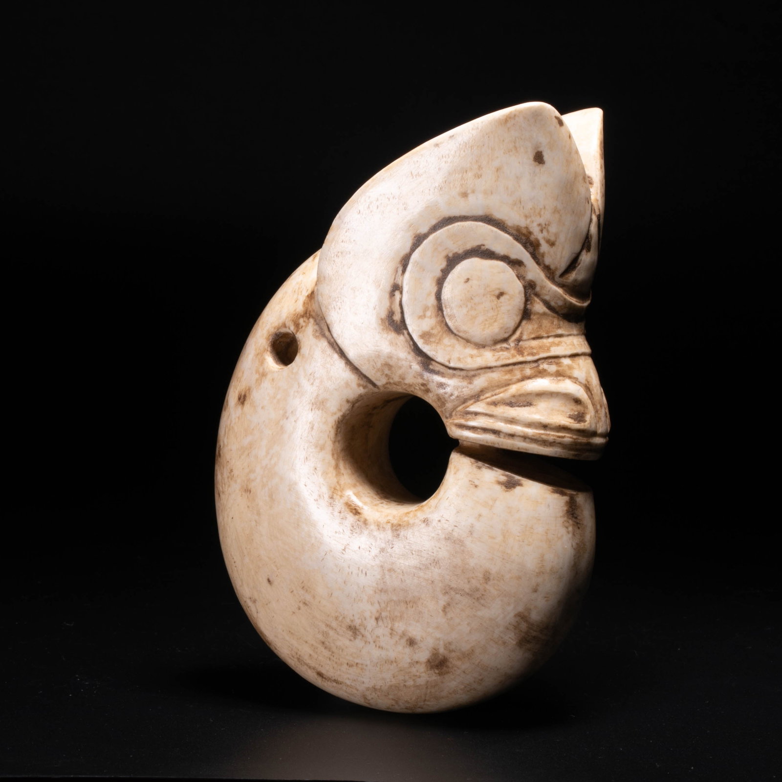 Early Jade Carved Pig Dragon: Early Jade Carved Pig Dragon