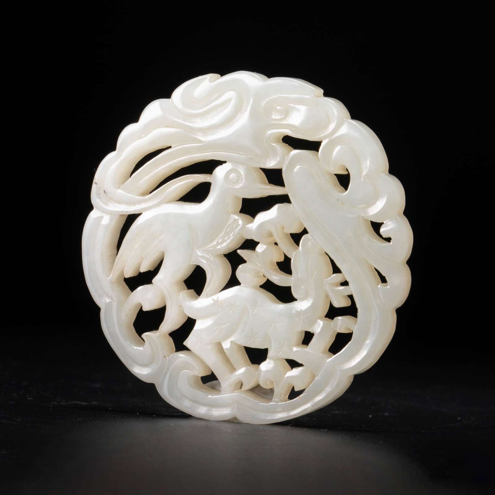 Qing Dynasty jade pendant: Qing Dynasty jade pendant