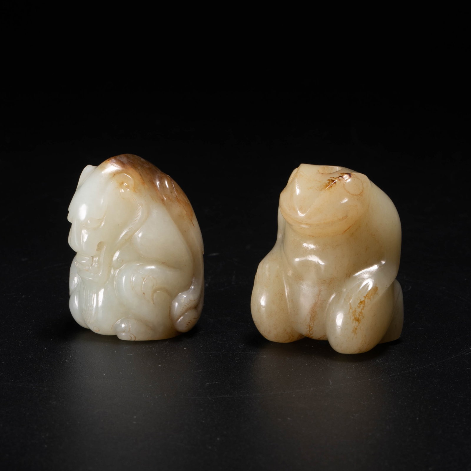 Chinese white jade Beast a group (1 of 7)