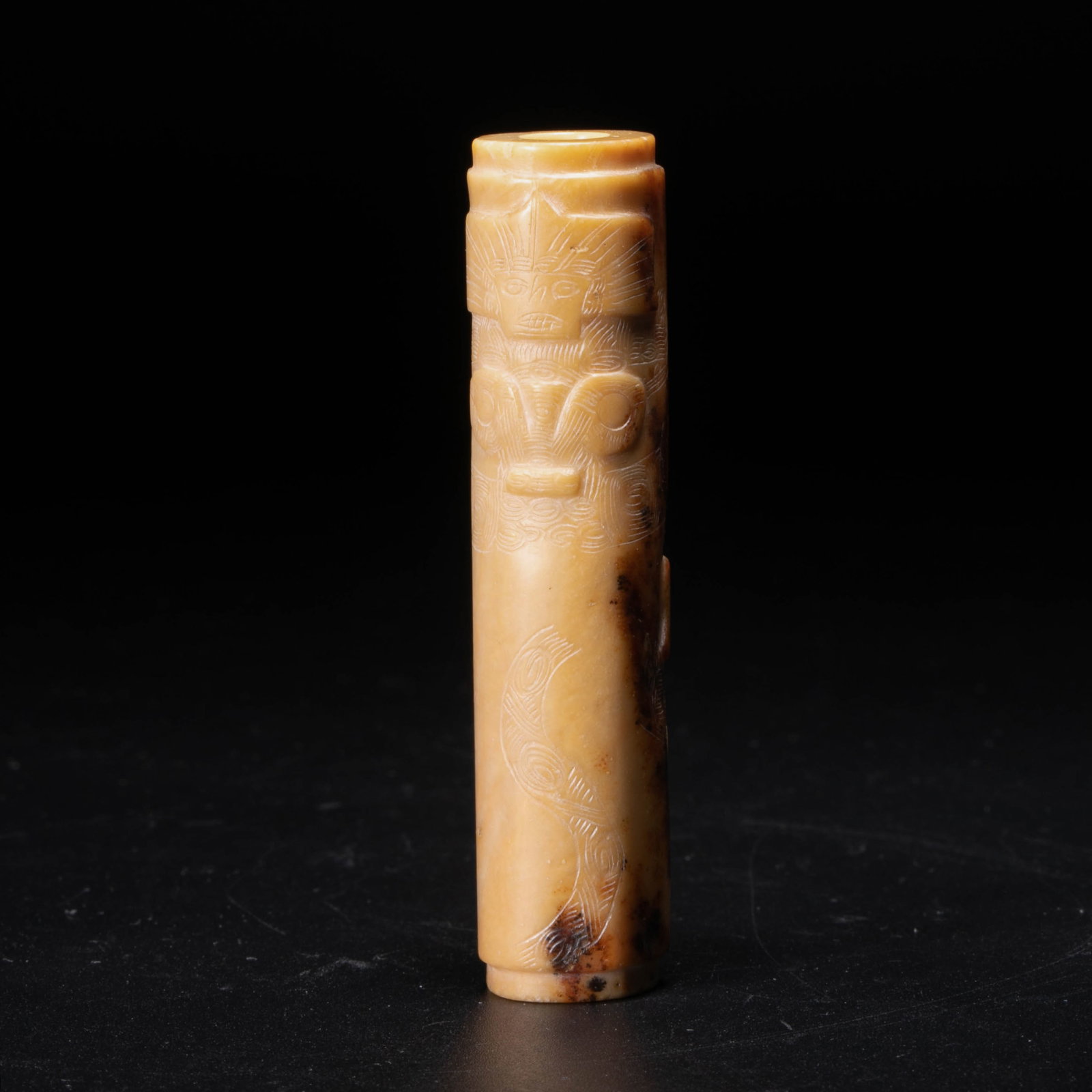 Liangzhu jade bead: Liangzhu jade bead