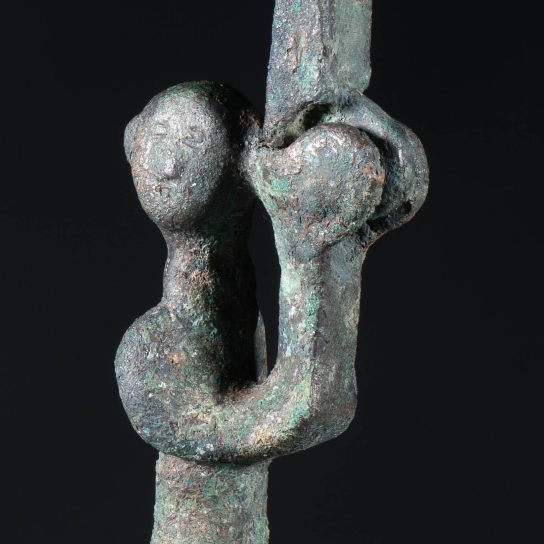 Chinese bronze lamp - 2