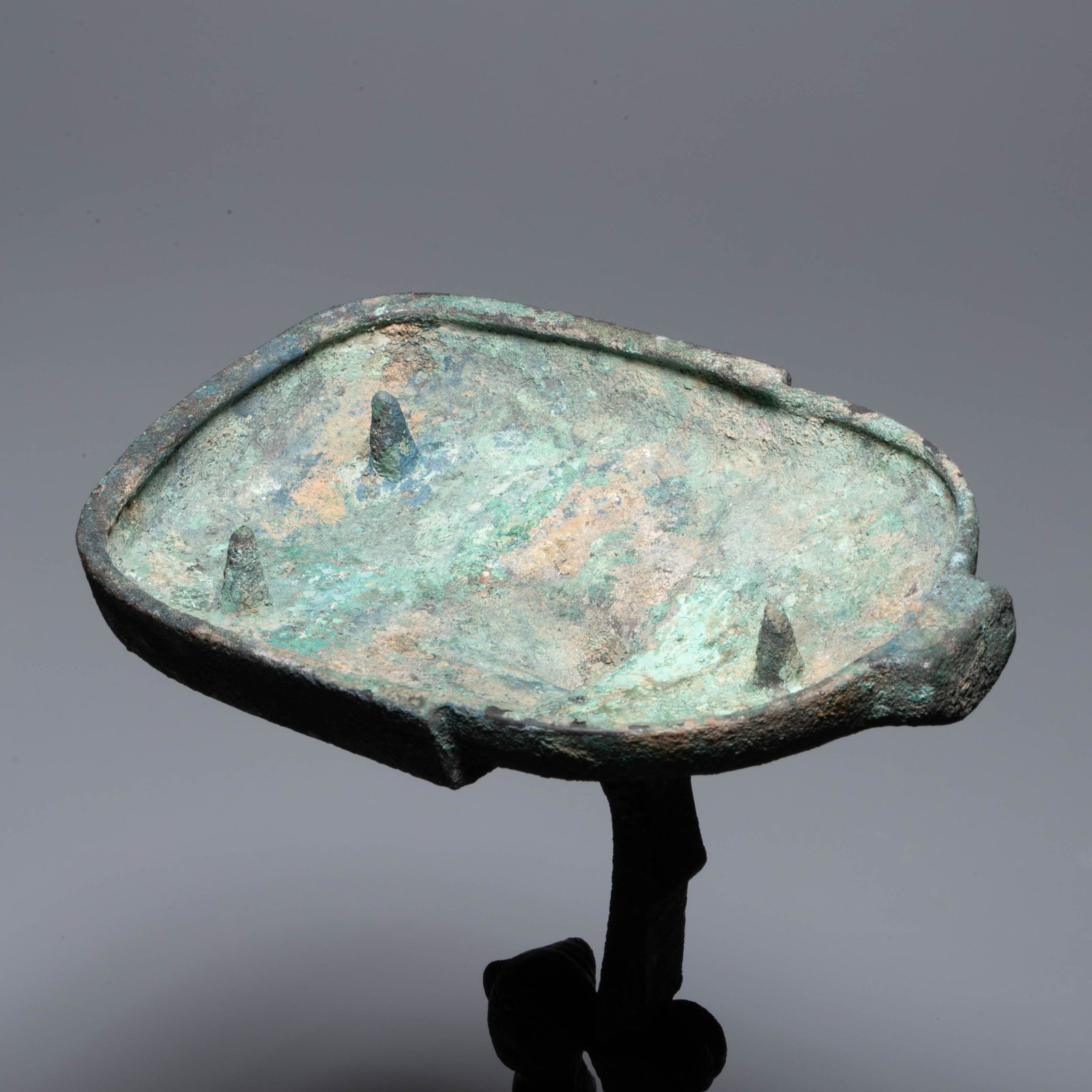 Chinese bronze lamp - 3