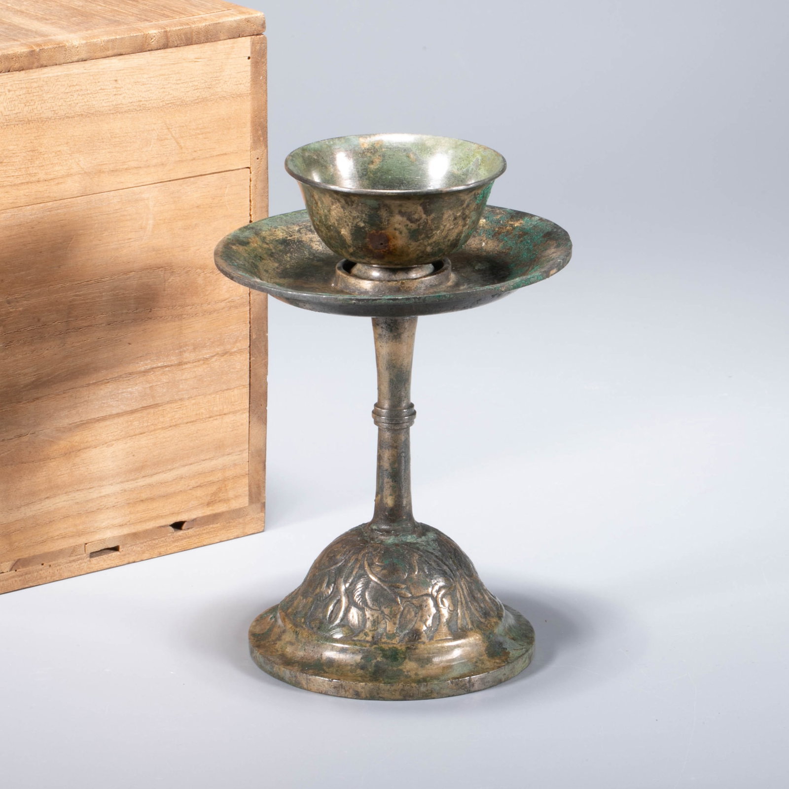 Tang silver lamp: Tang silver lamp