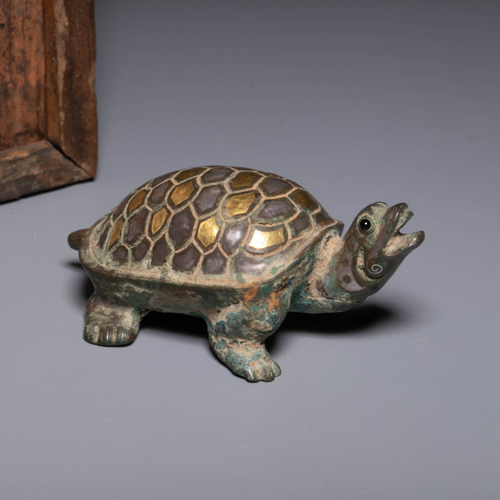Warring States Period Wrong gold Silver Bronze Turtle (1 of 6)