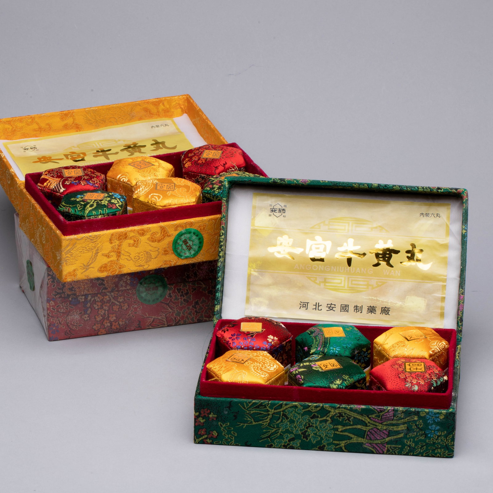 1993 Angong Niuhuang Pills 3 boxes (1 of 10)