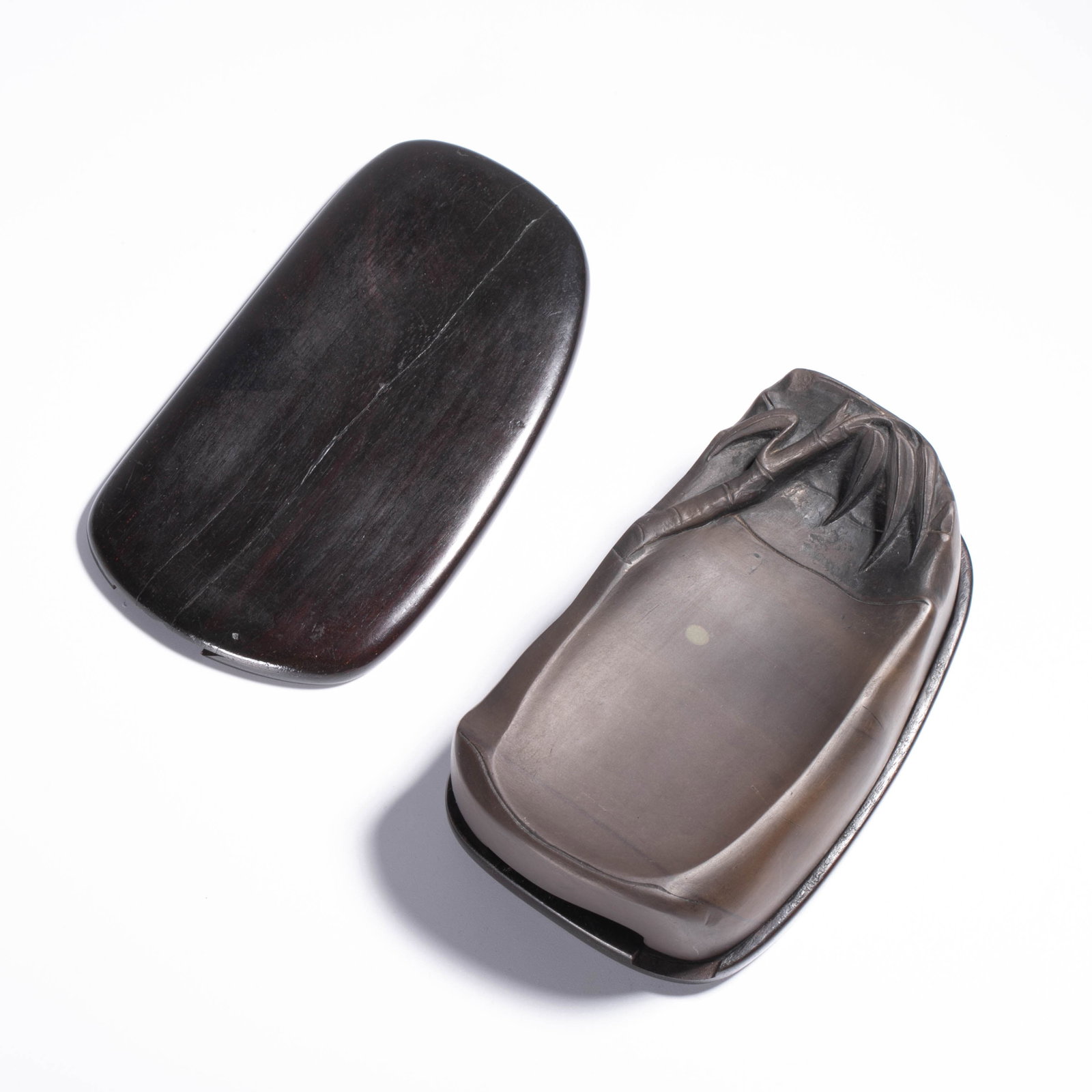 Qing Duanxi Contentment inkstone Red Sandalwood Box (1 of 5)