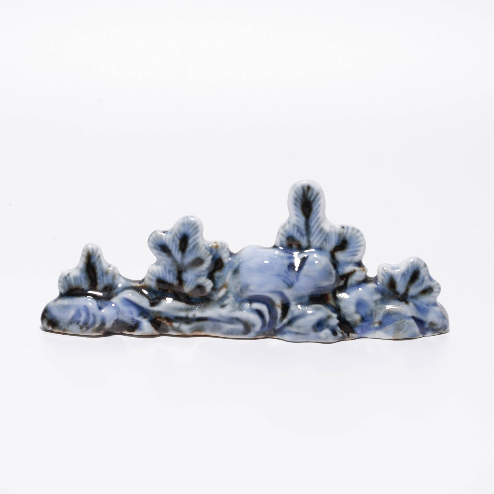 Blue and white Pen holder: Blue and white Pen holder