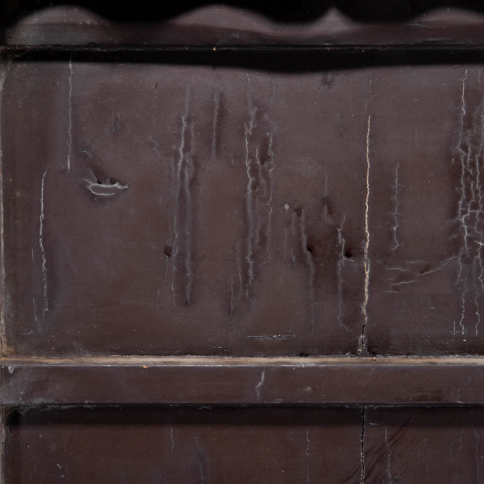 Carved lacquer landscape figural Square table - 14
