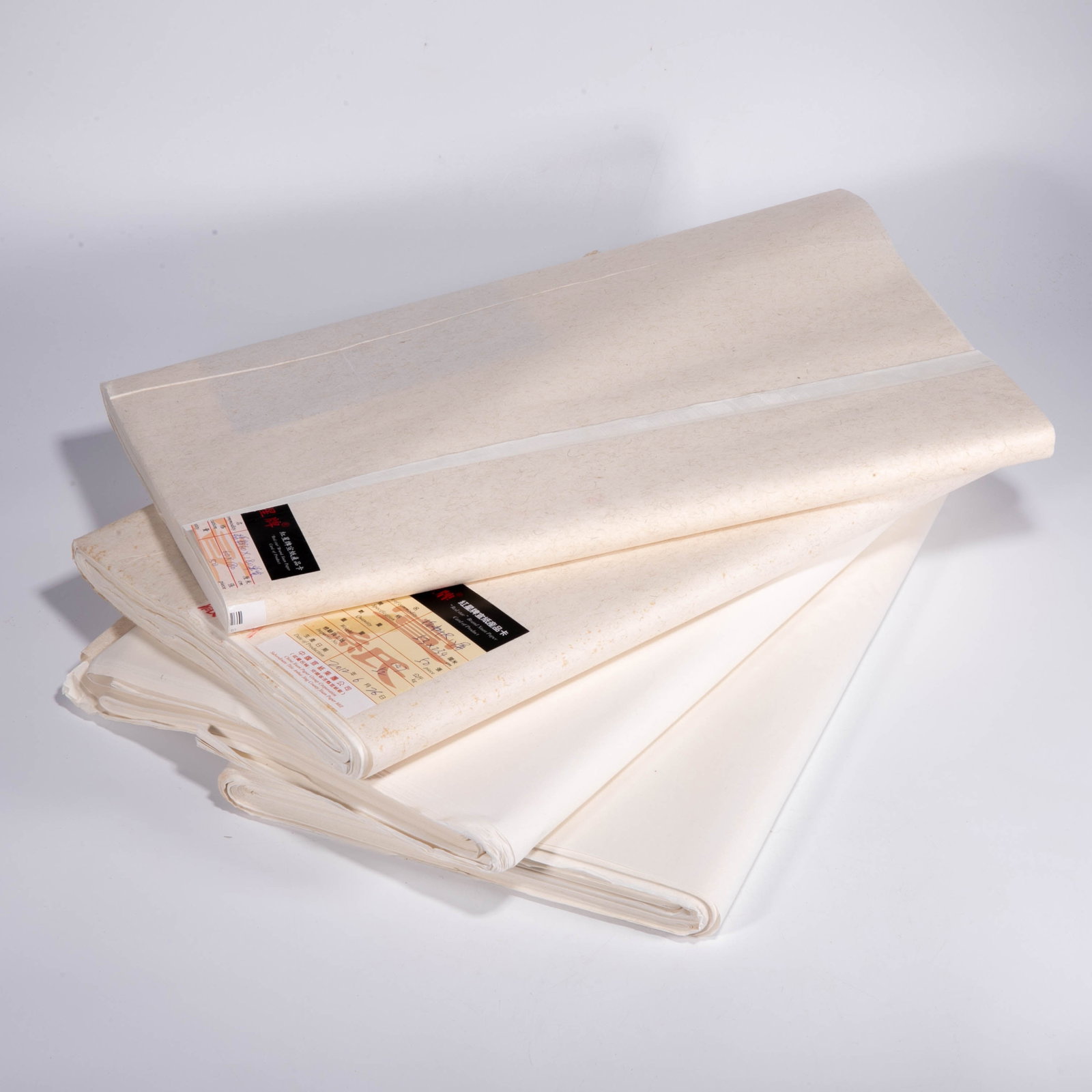 Red Star Brand cotton single-sheet Xuan paper, shakuhachi-size screen format, 4 bundles: Red Star Brand cotton single-sheet Xuan paper, shakuhachi-size screen format, 4 bundles
