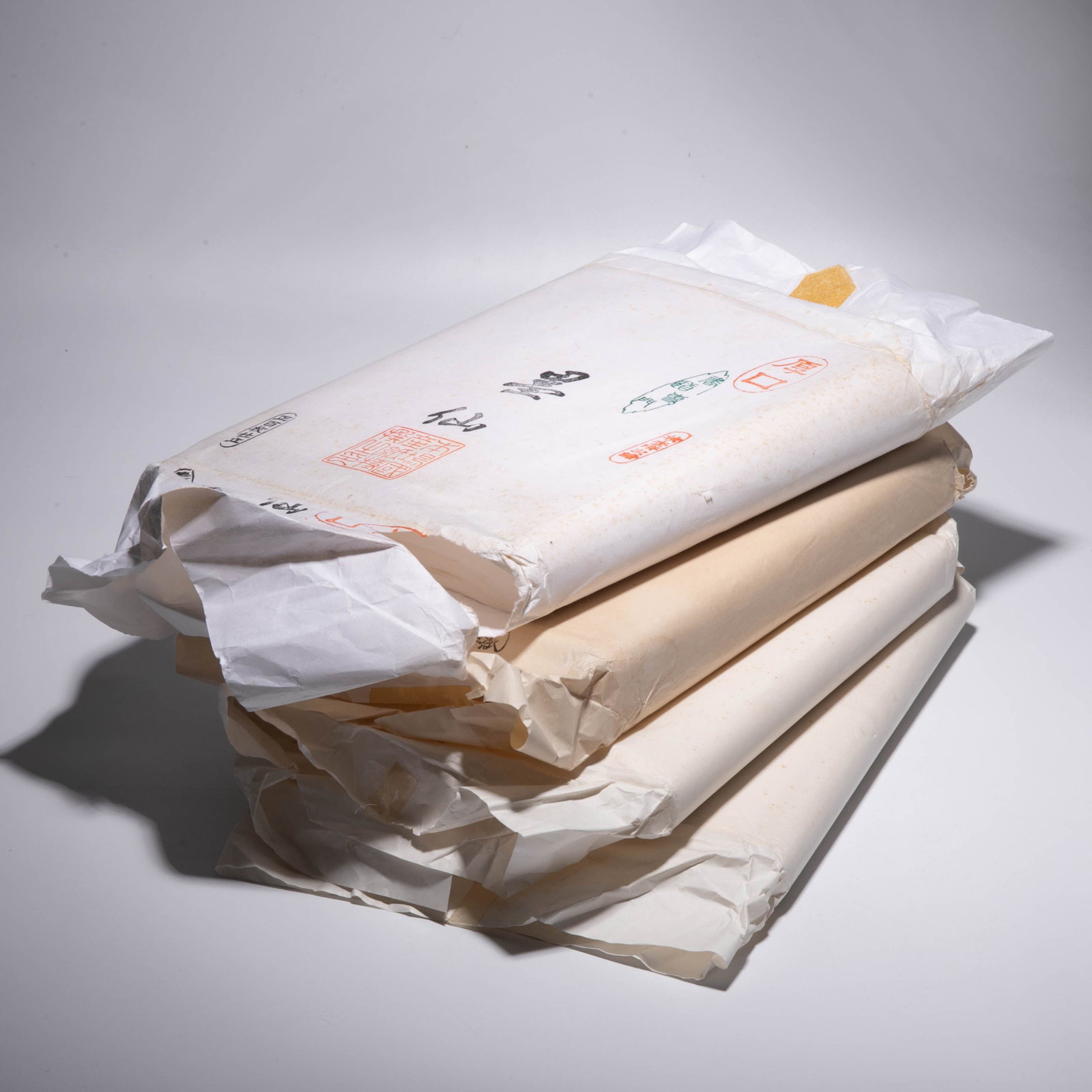 Half-cut ancient paper 4 bundles (1 of 4)